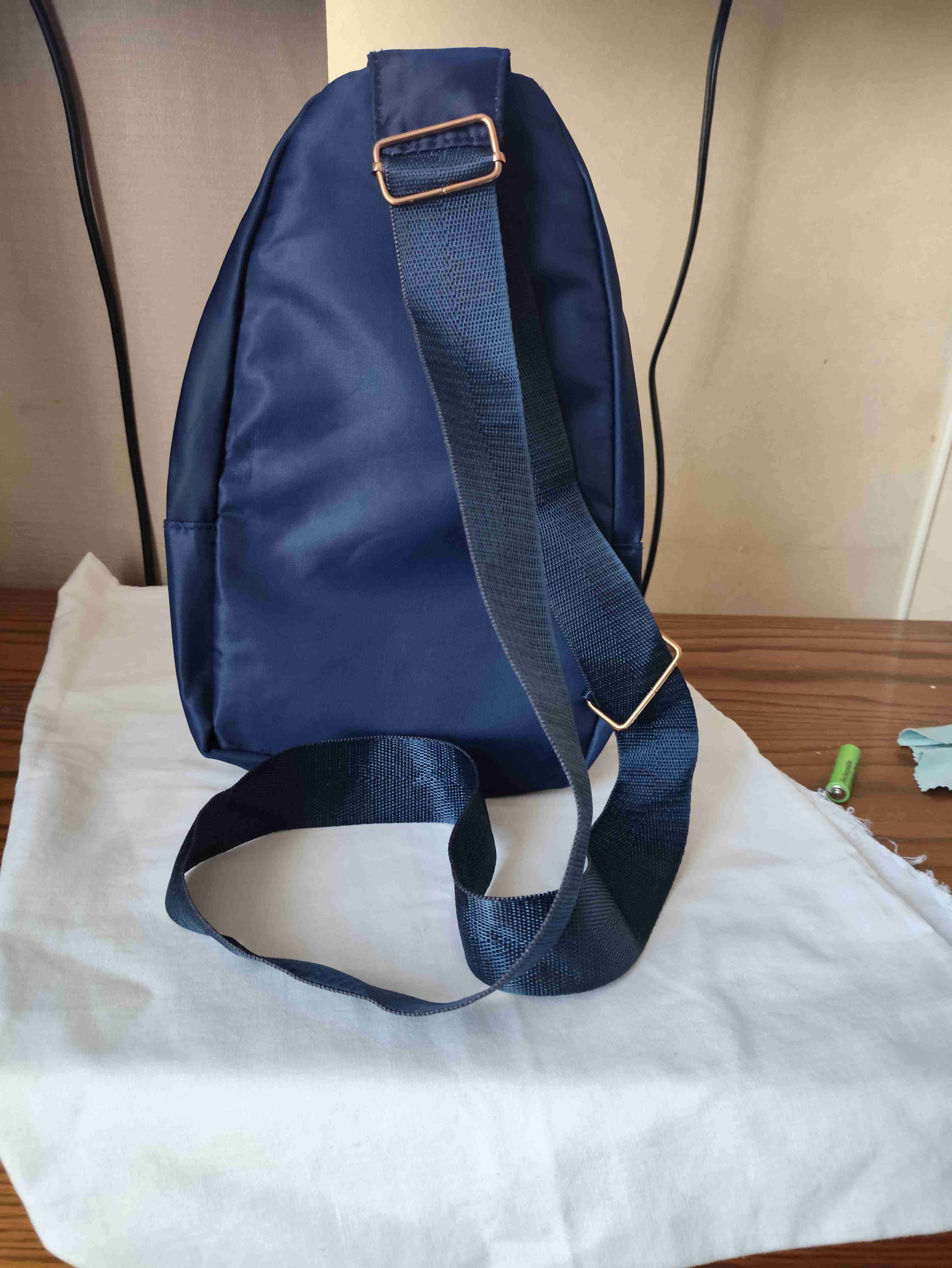 Bandolera negra acolchada - miniatura 3