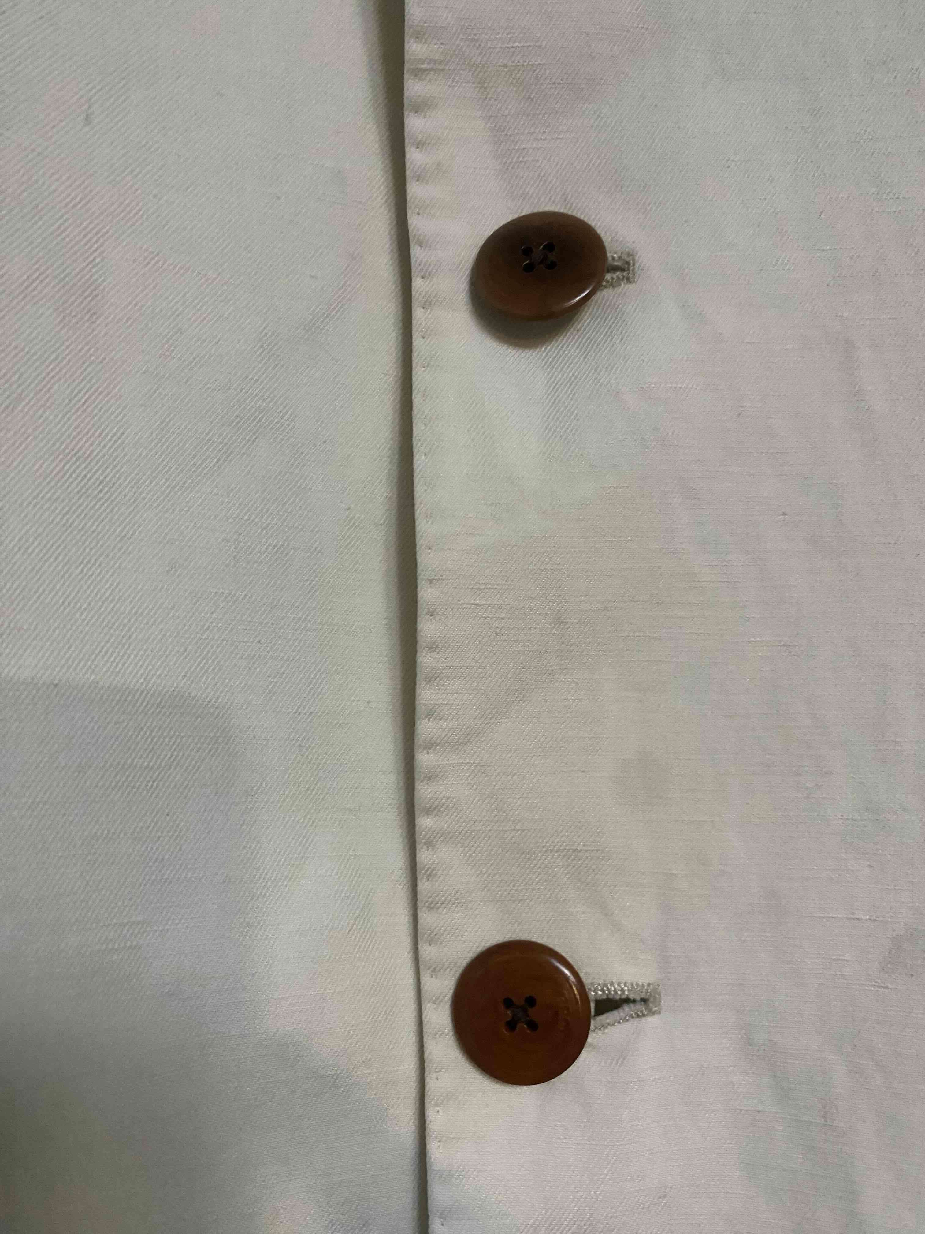 Blazer blanco casual  brooks brothers - miniatura 3