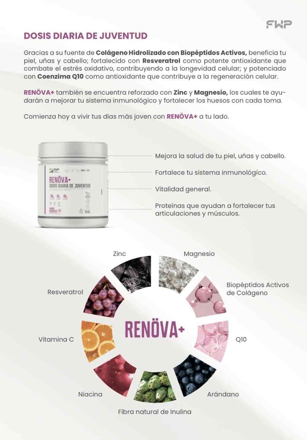 Suplemento Renöva+ sabor berries - miniatura 3
