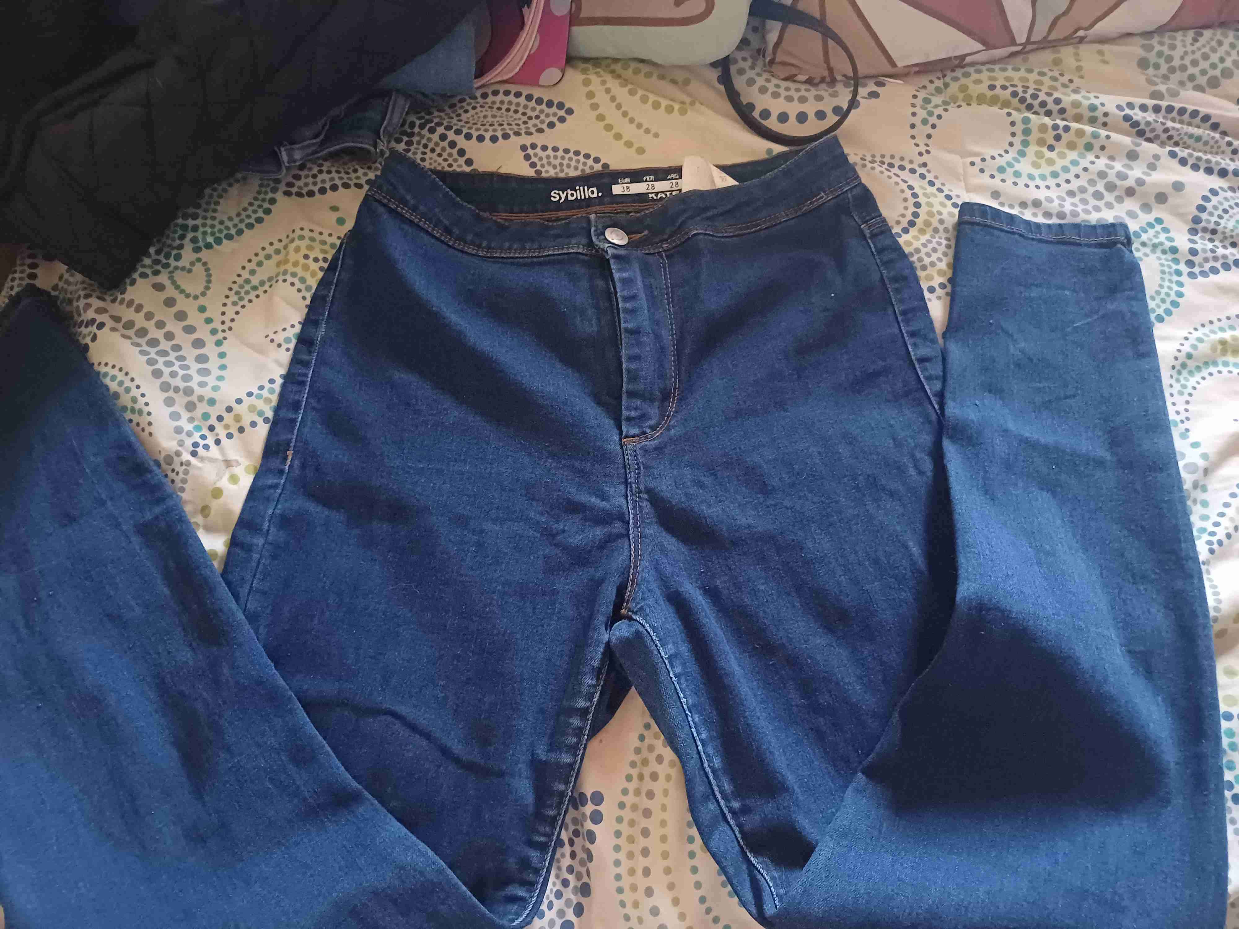Jeans Sybilla azul talla 38 - miniatura 2