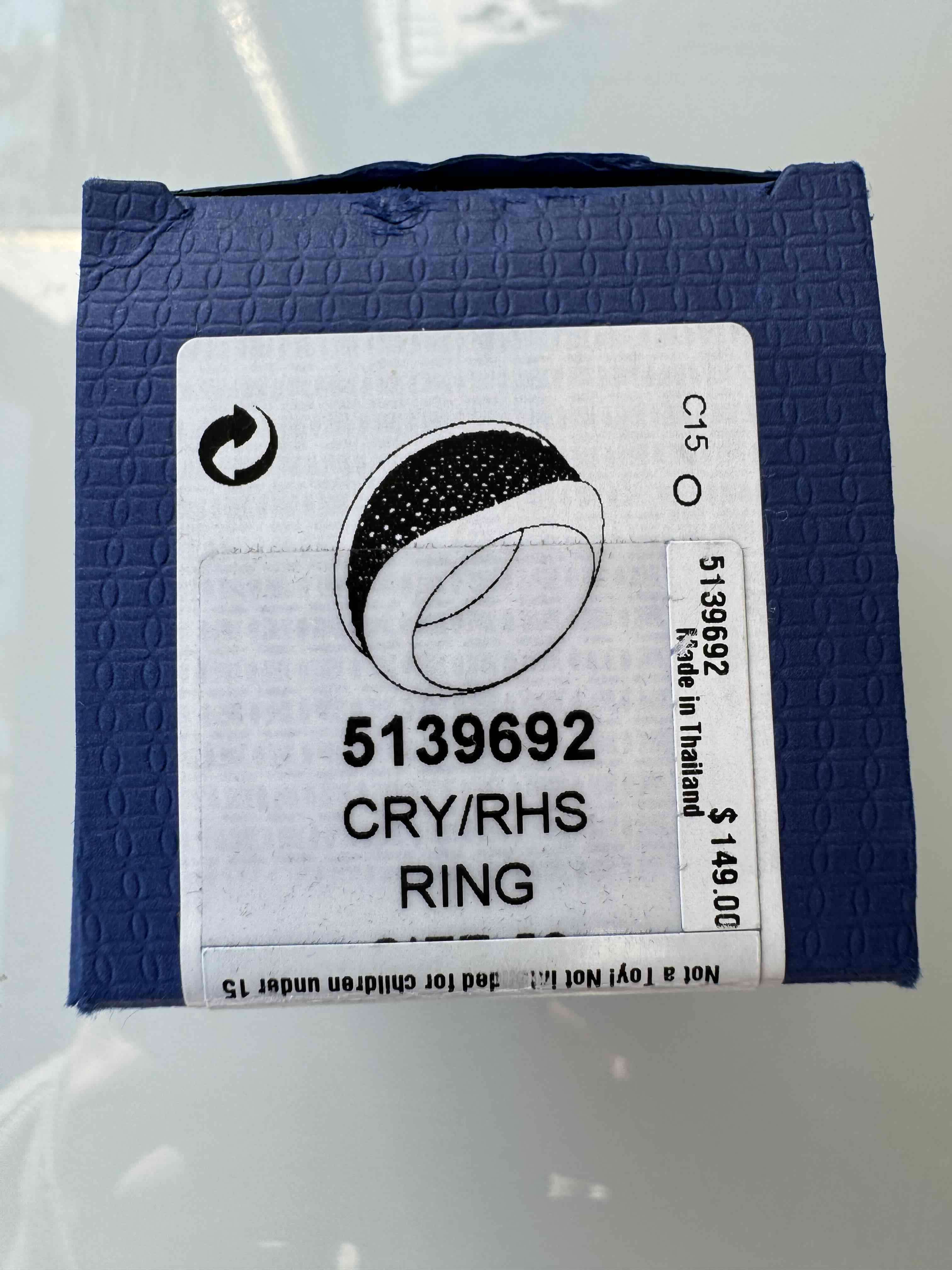 Anillo Swarovski con cristales ORIGINAL - miniatura 5