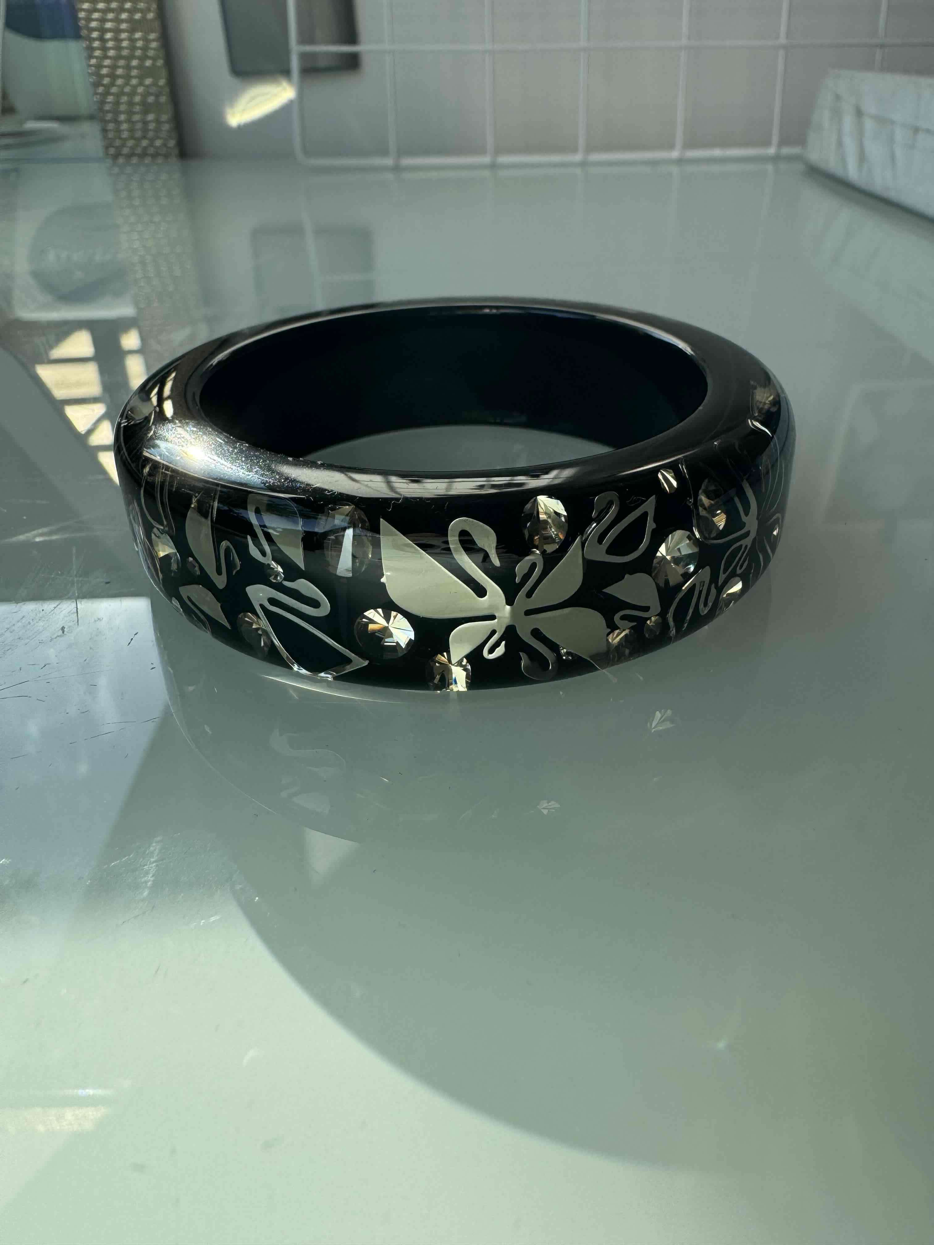 Pulsera acrílica SWAROVSKI original - miniatura 4