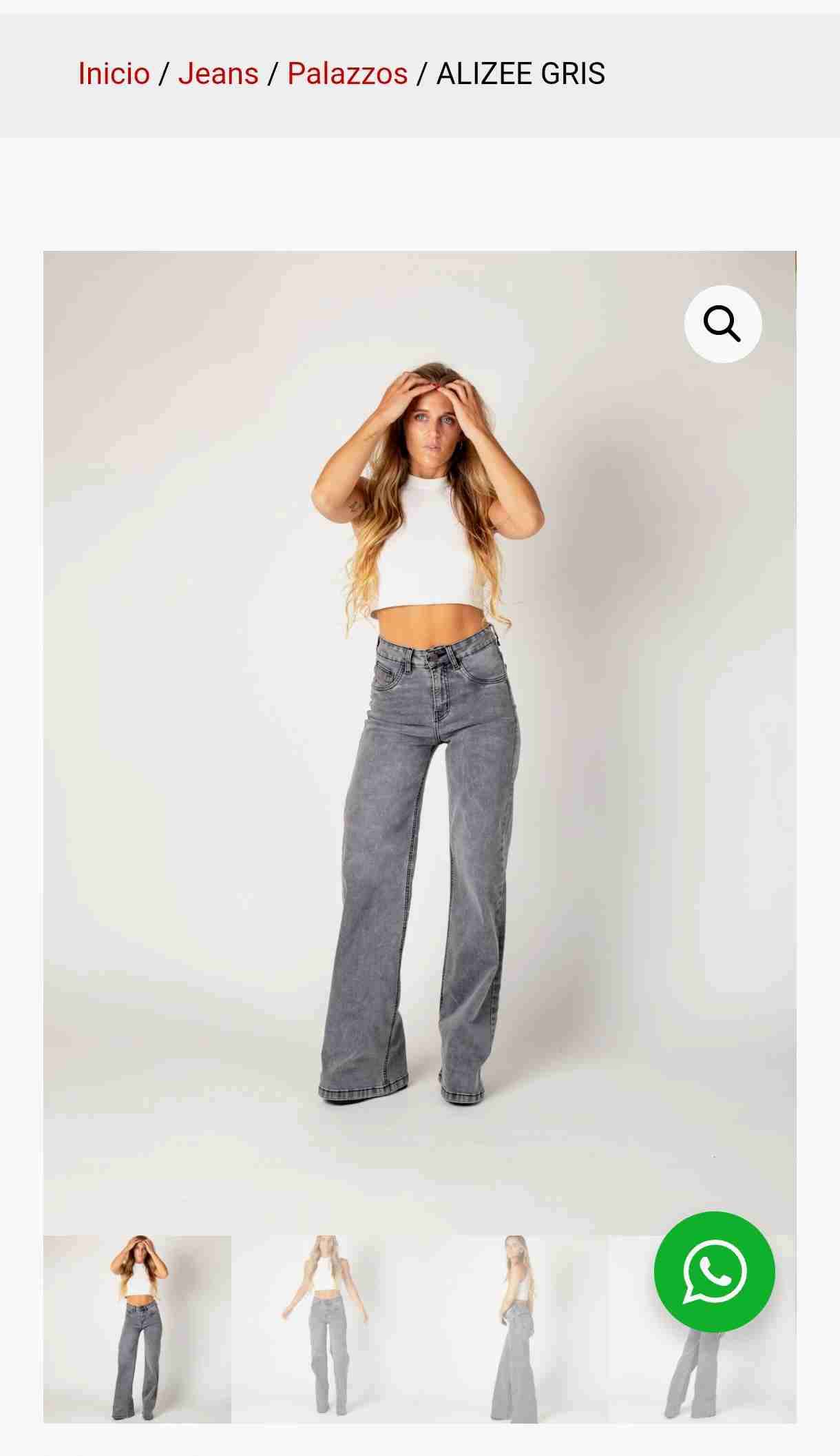 Jeans grises con etiqueta nueva - miniatura 4