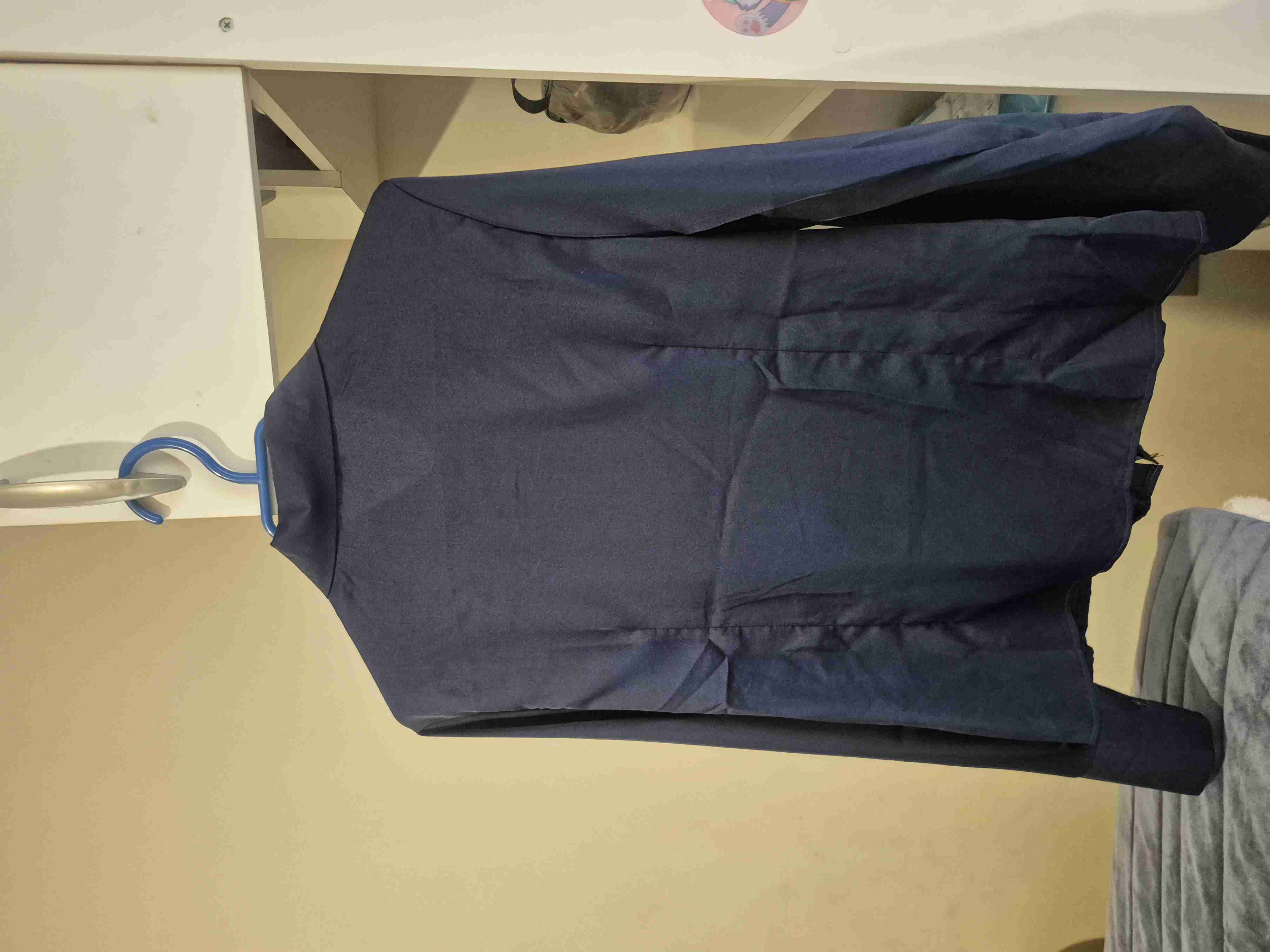 Blusa azul manga larga - miniatura 2