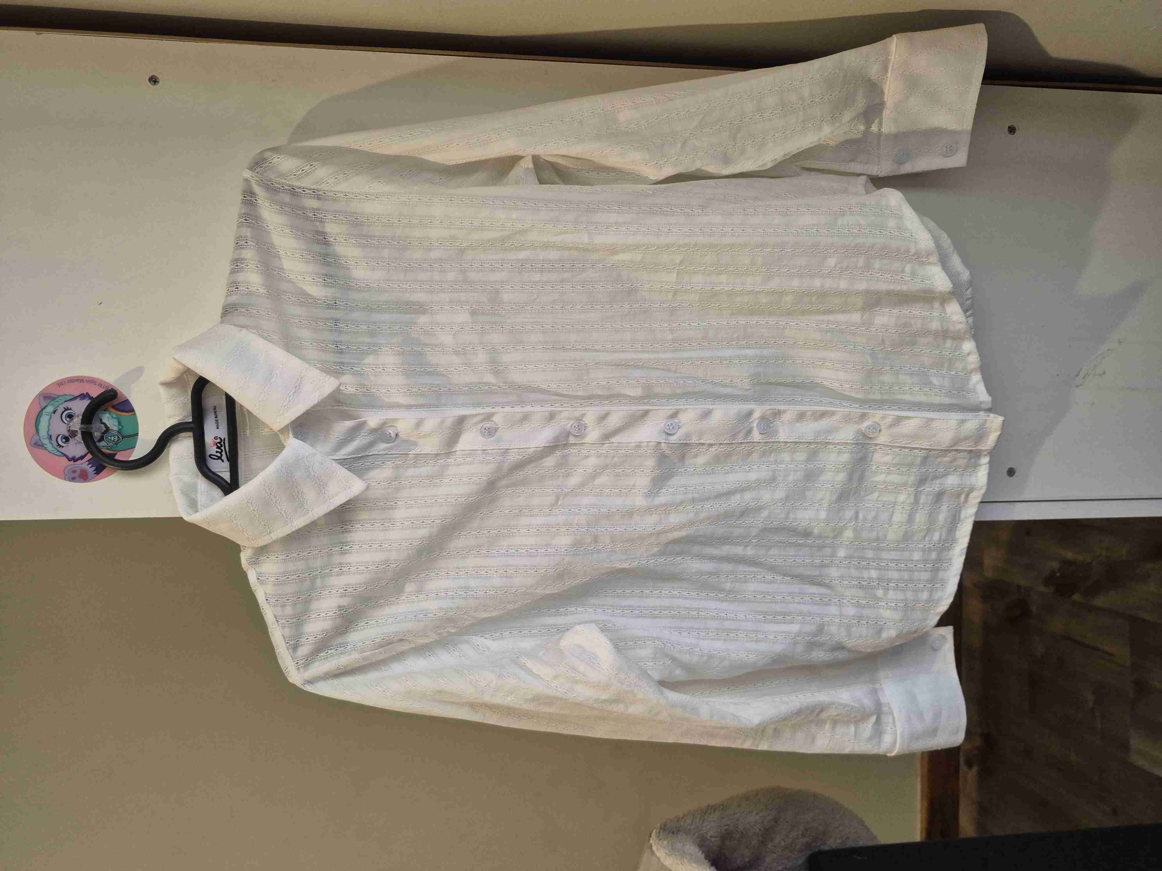 Camisa blanca de botón - miniatura 1