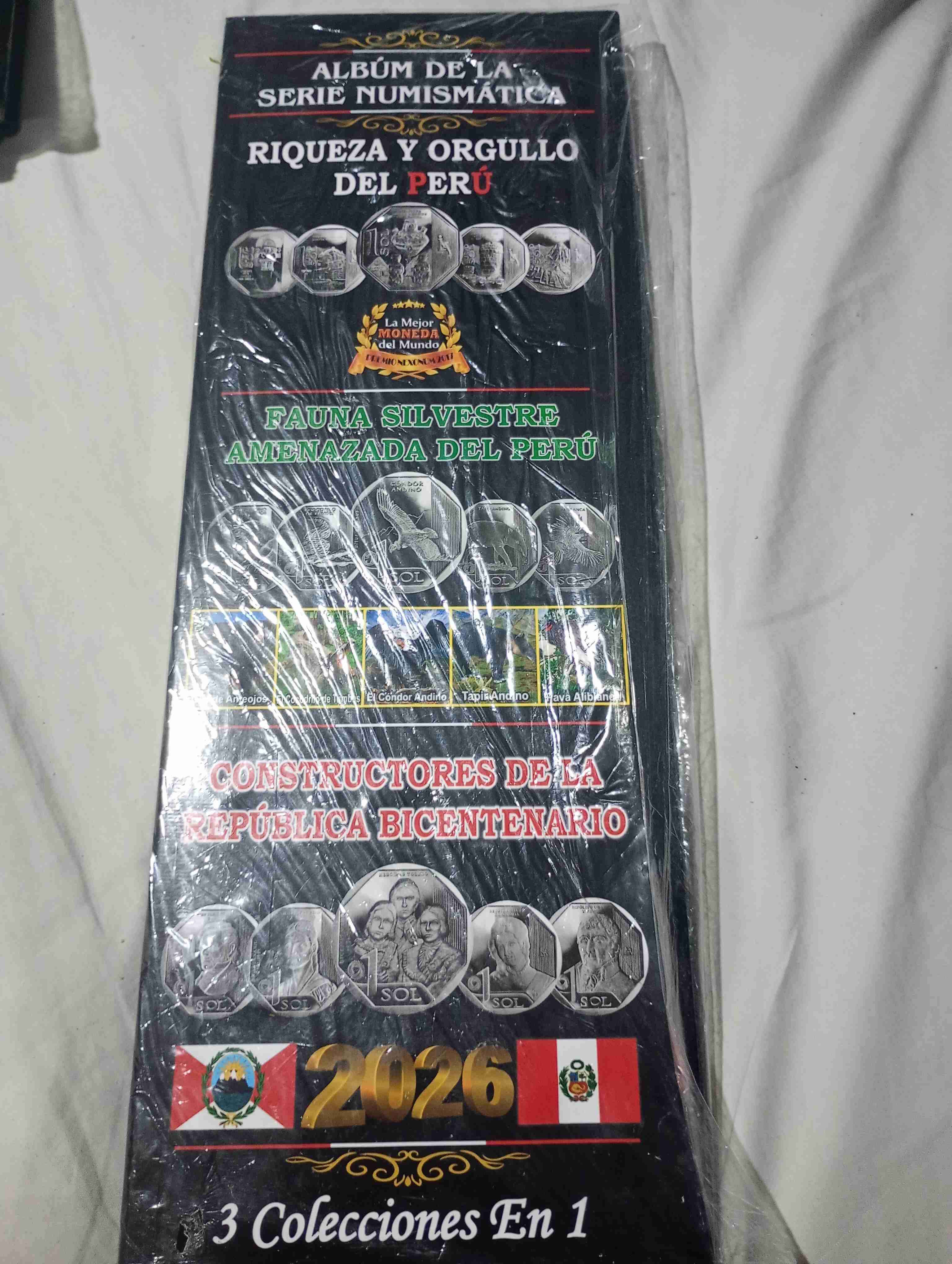 Álbum numismático Perú 2026 - miniatura 1