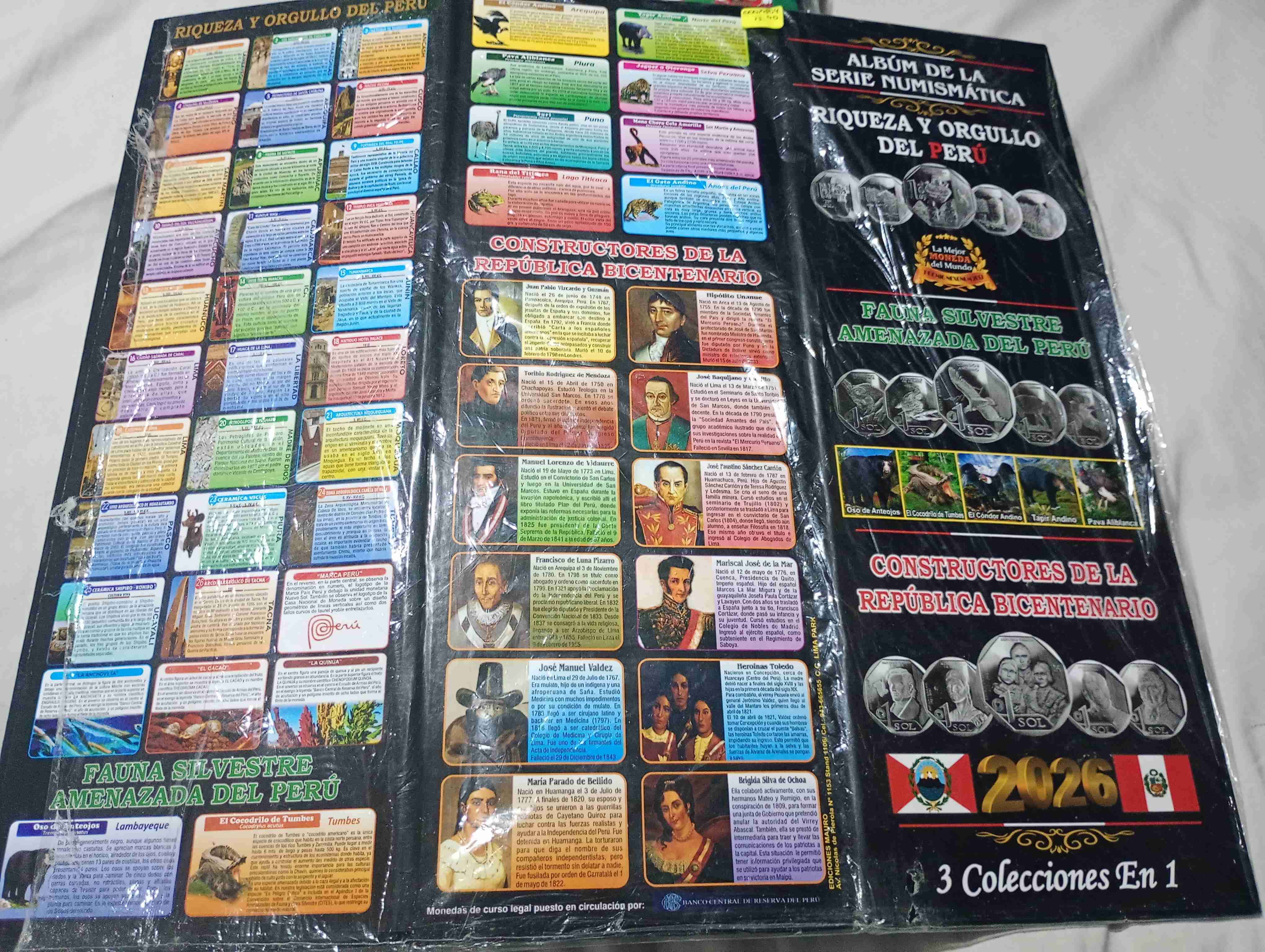 Álbum numismático Perú 2026 - miniatura 3