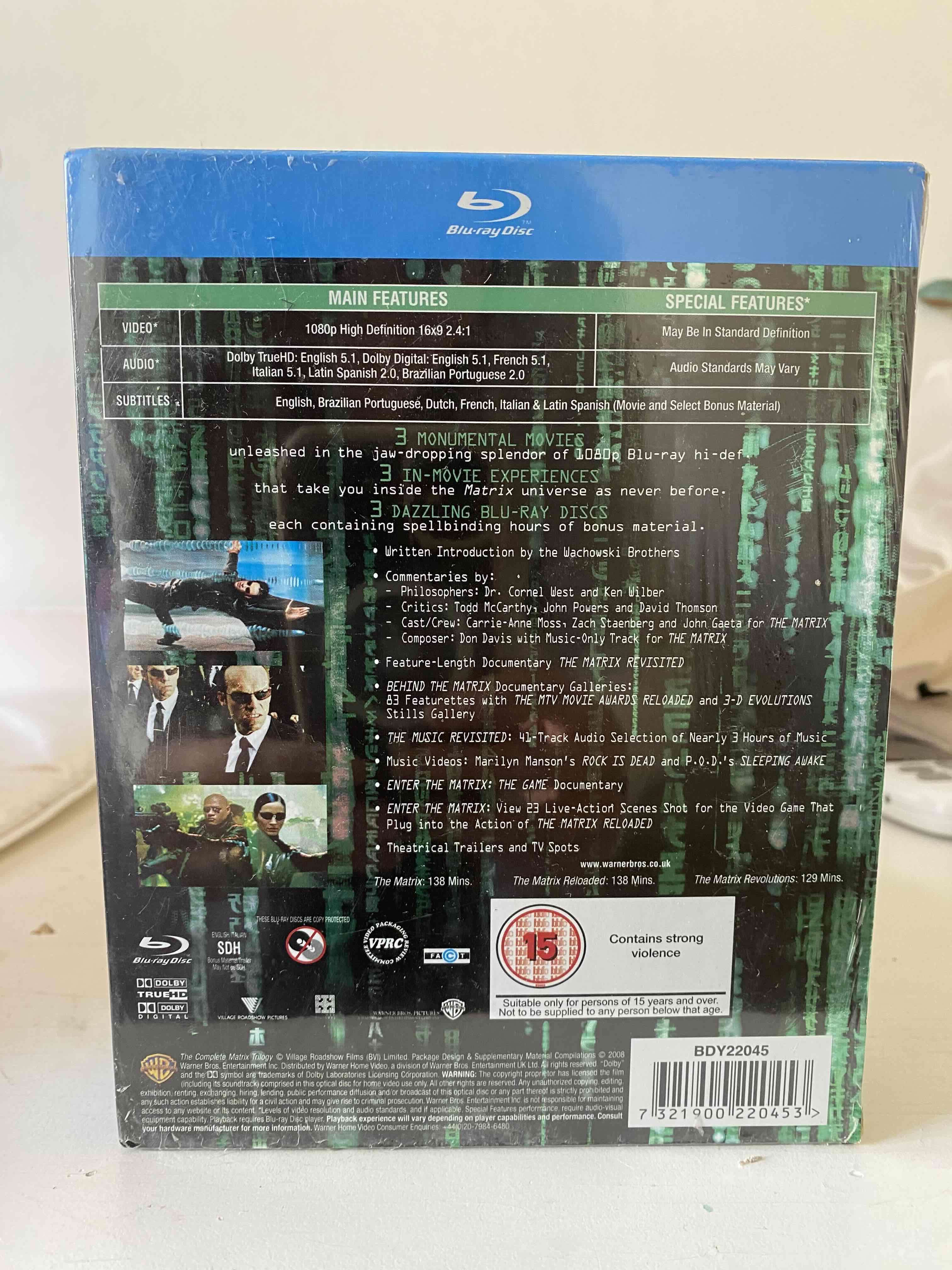 Trilogía completa de Matrix Blu-ray - miniatura 2