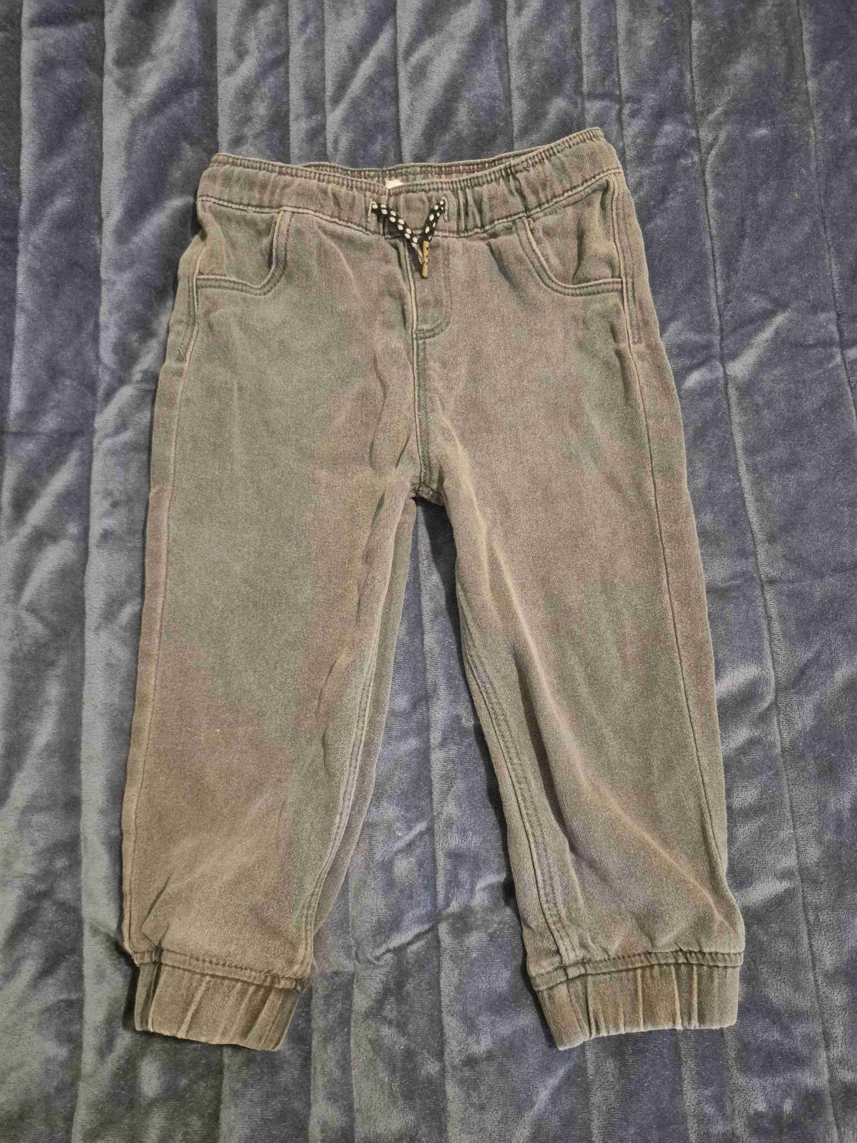 Pantalones niño gris casuales - miniatura 1