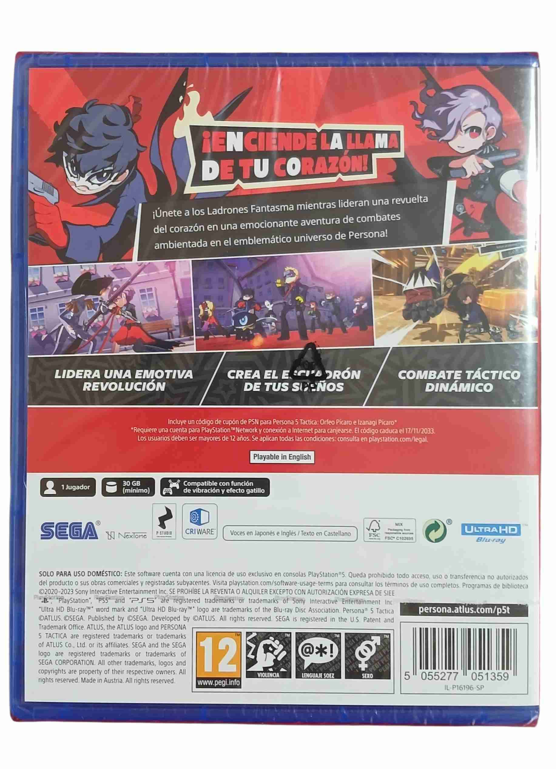 Juego PS5 Persona 5 Táctica (EUROPEO) - miniatura 2