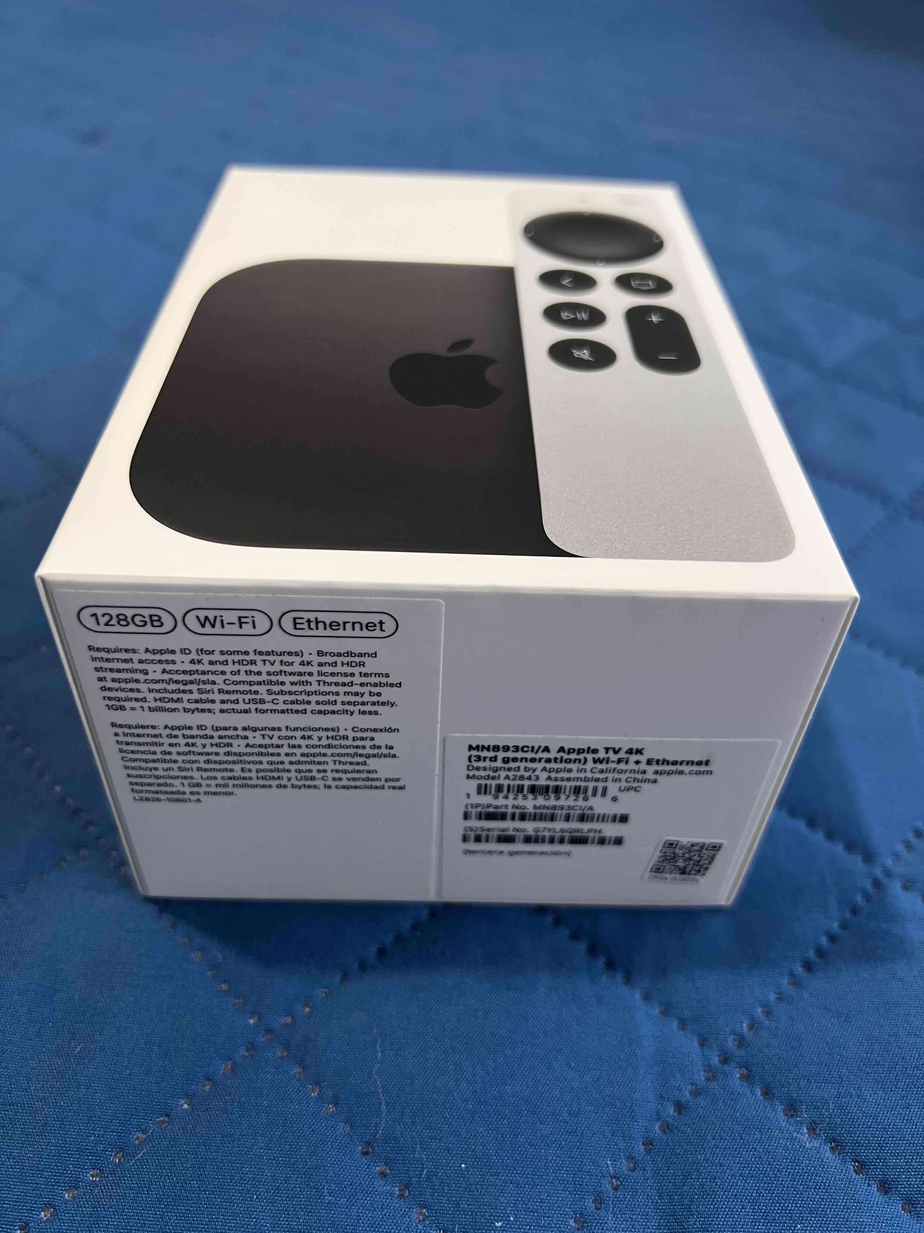 Apple TV 4K 128GB nuevo - miniatura 1