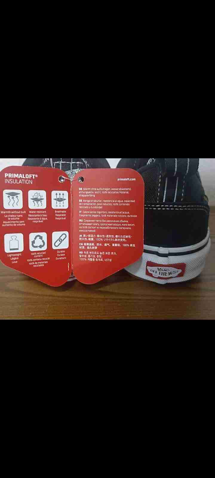 Zapatillas Vans con aislamiento Primaloft - miniatura 1