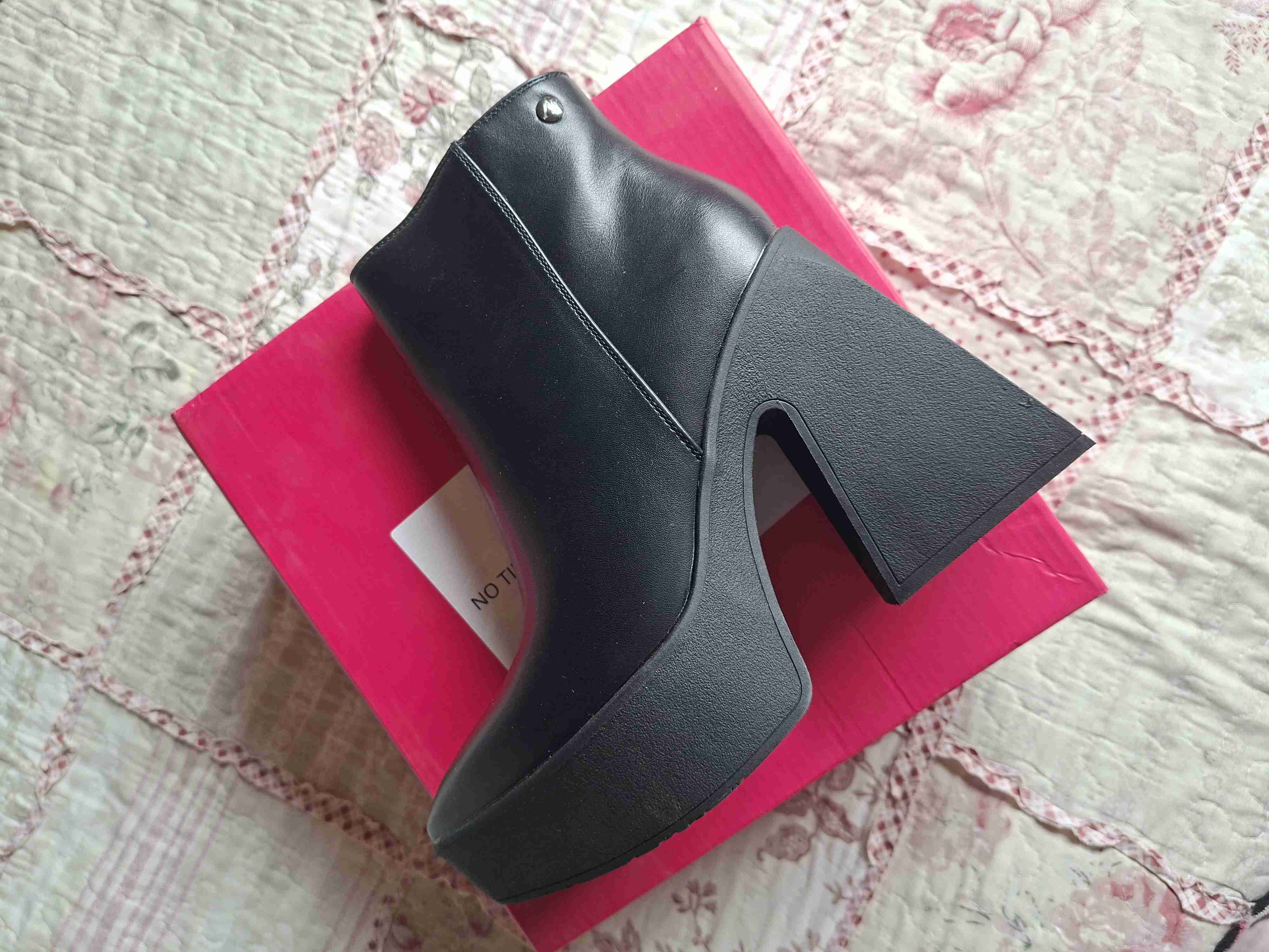 Botines plataforma negros - miniatura 2