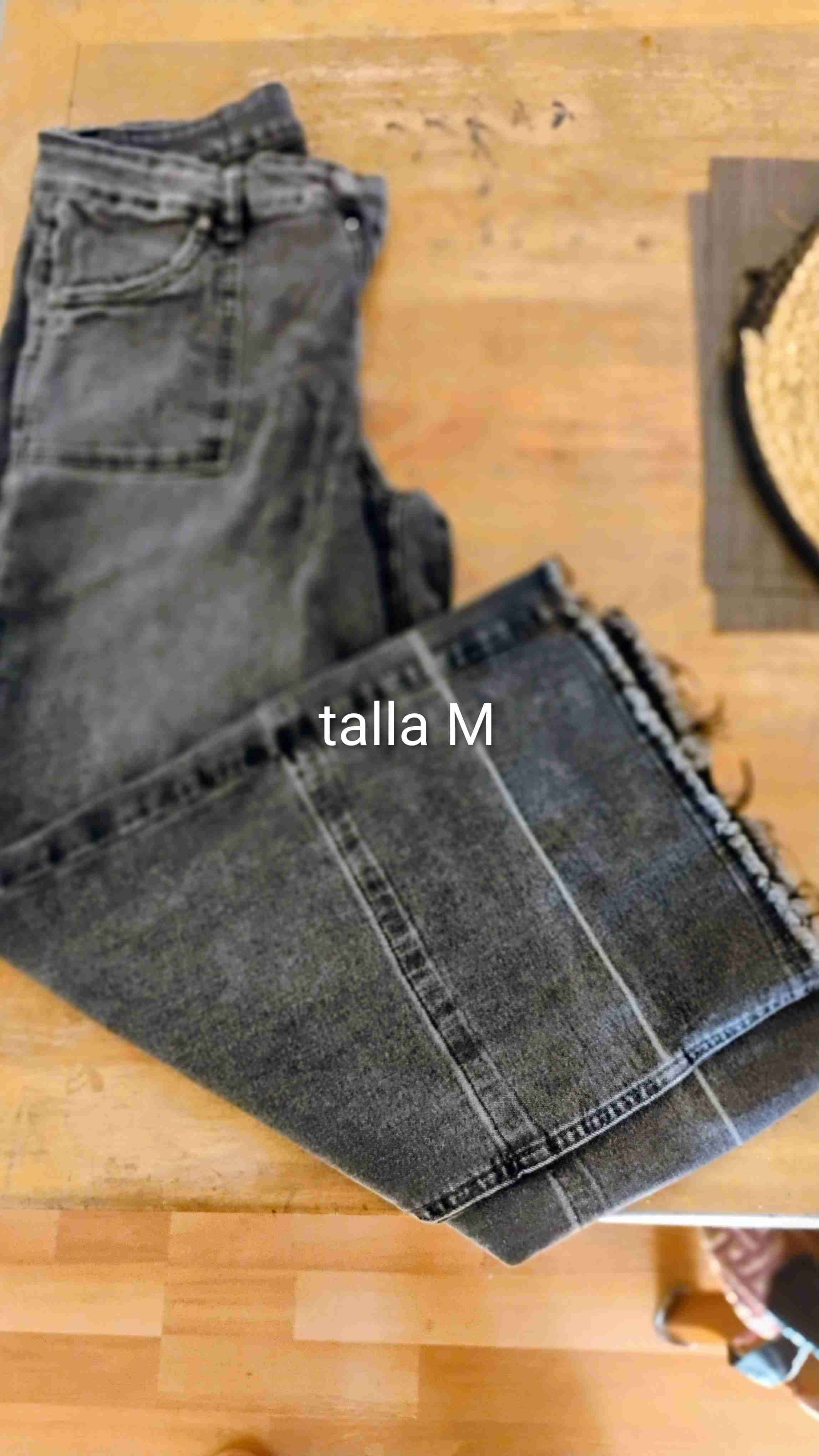 Jeans gris talla M - miniatura 1