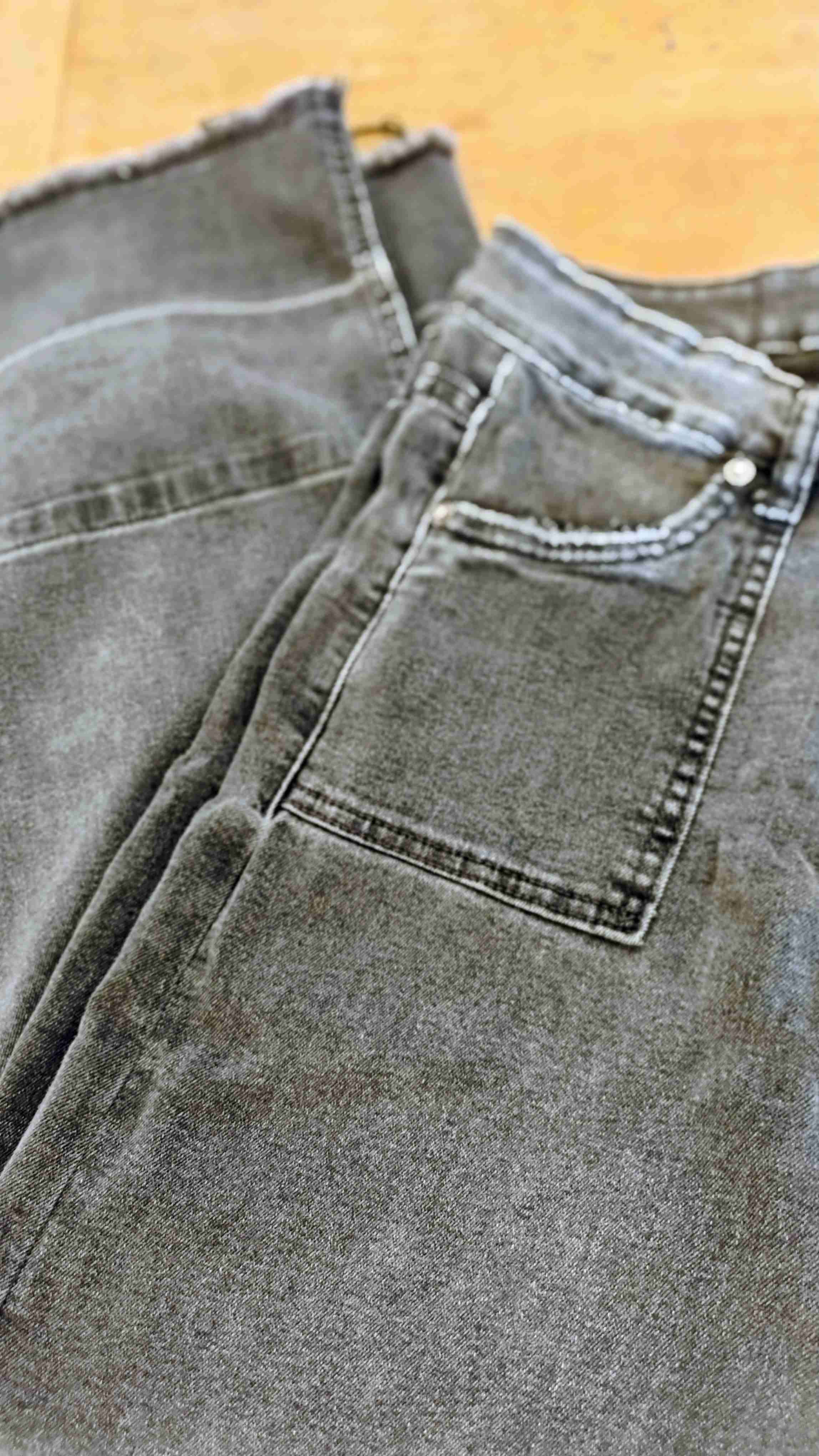 Jeans gris talla M - miniatura 2