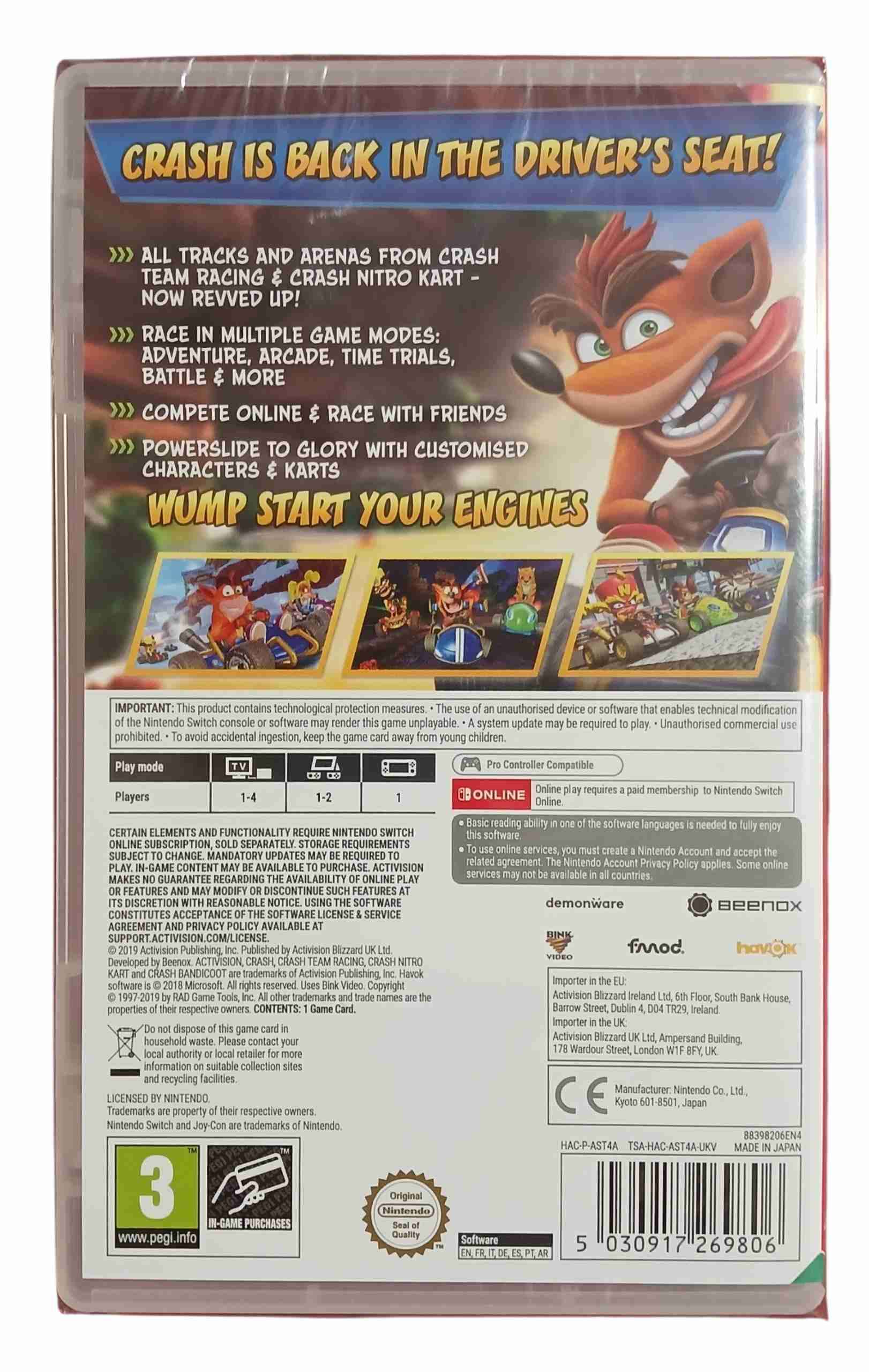 Juego CTR para Nintendo Switch (EUROPEO) - miniatura 2