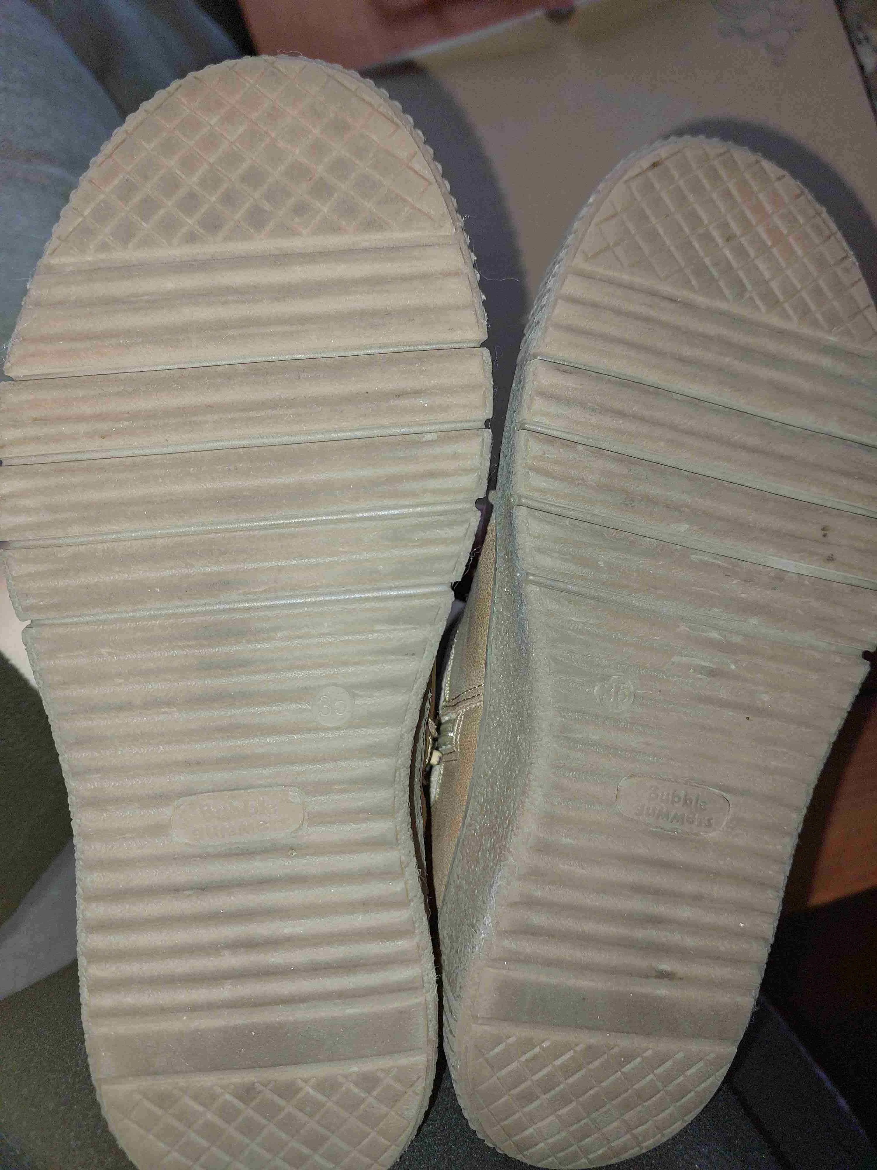 Botas altas de gamuza beige N°35 - miniatura 4