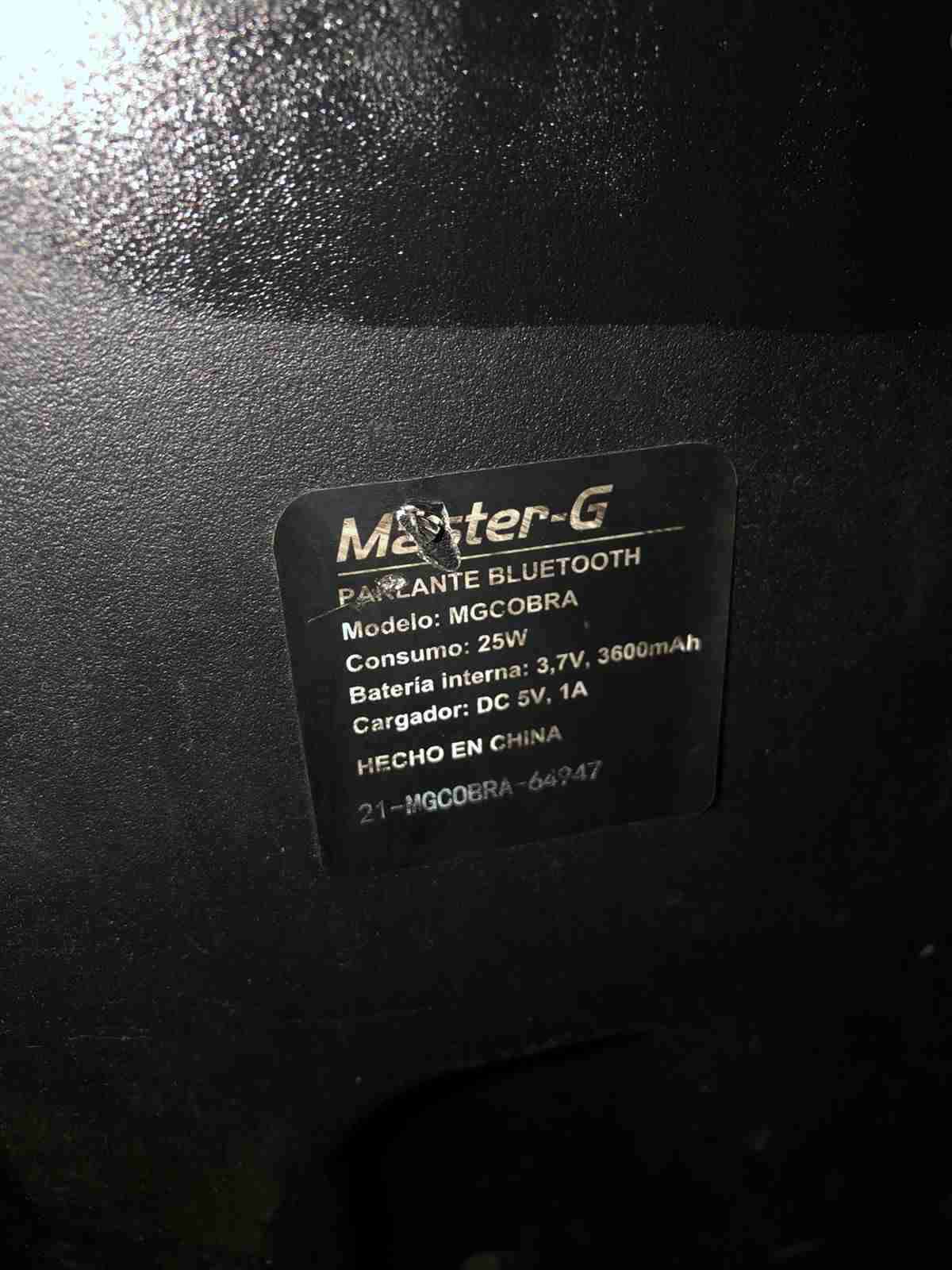 Parlante portátil Master G - miniatura 4