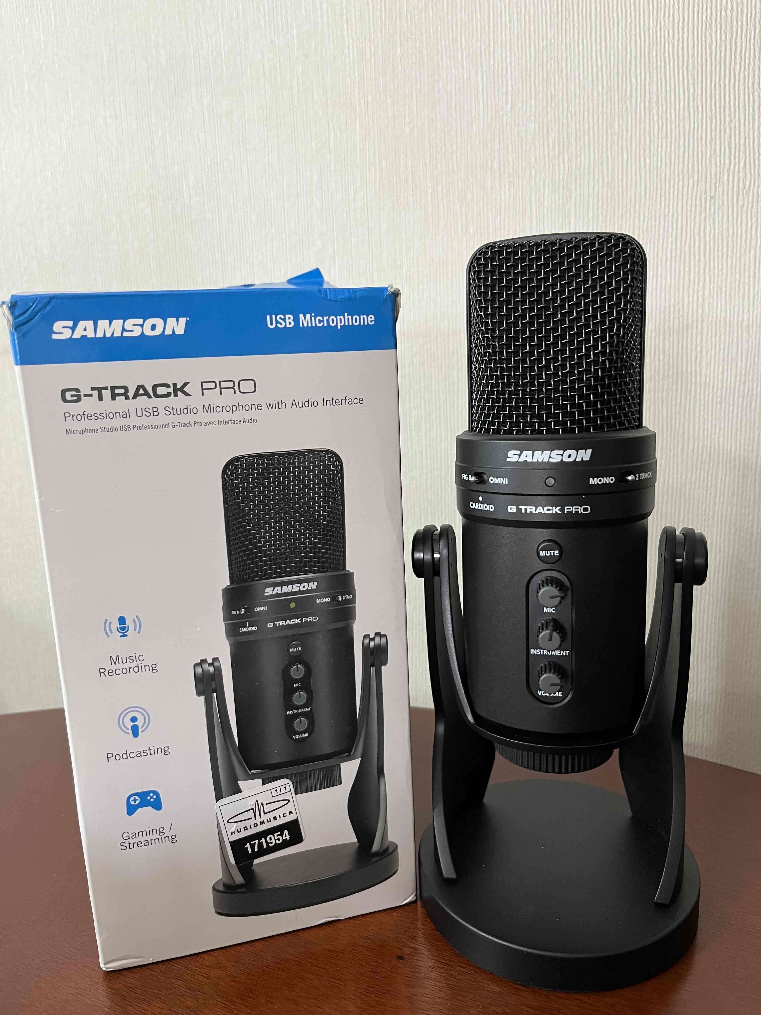 Micrófono USB Samson G-Track Pro - miniatura 1