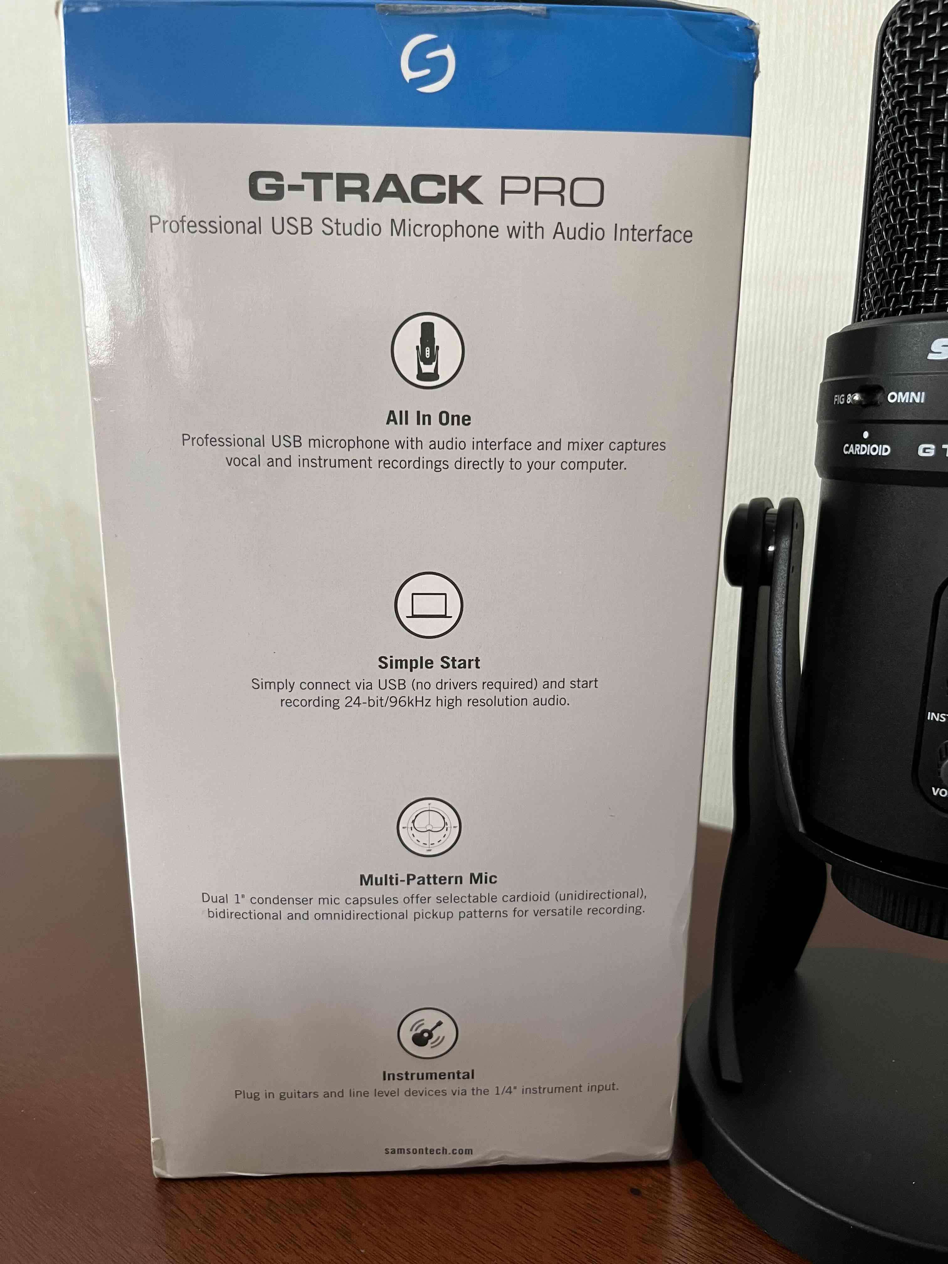 Micrófono USB Samson G-Track Pro - miniatura 2