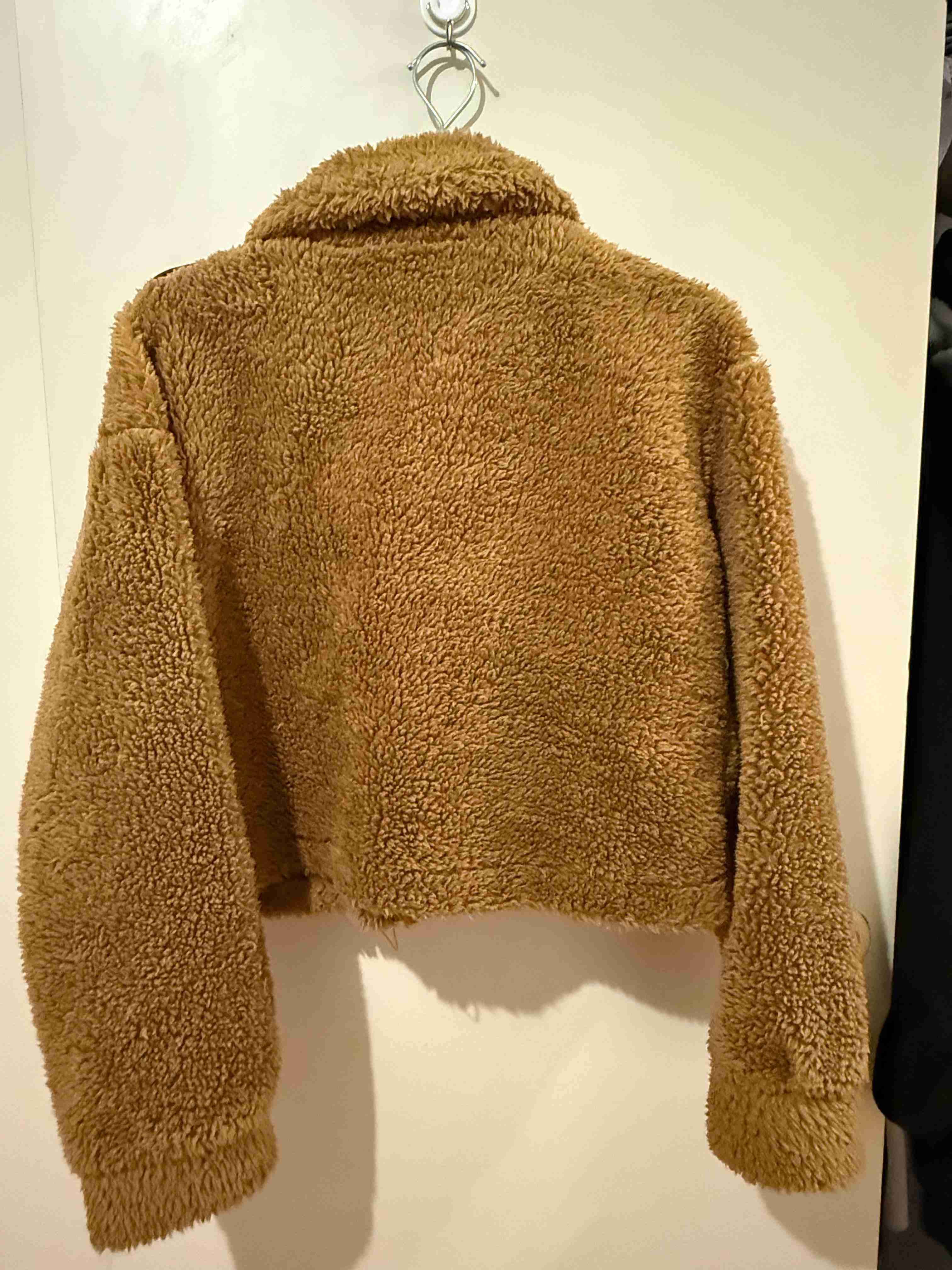 Chaqueta de peluche marrón - miniatura 3