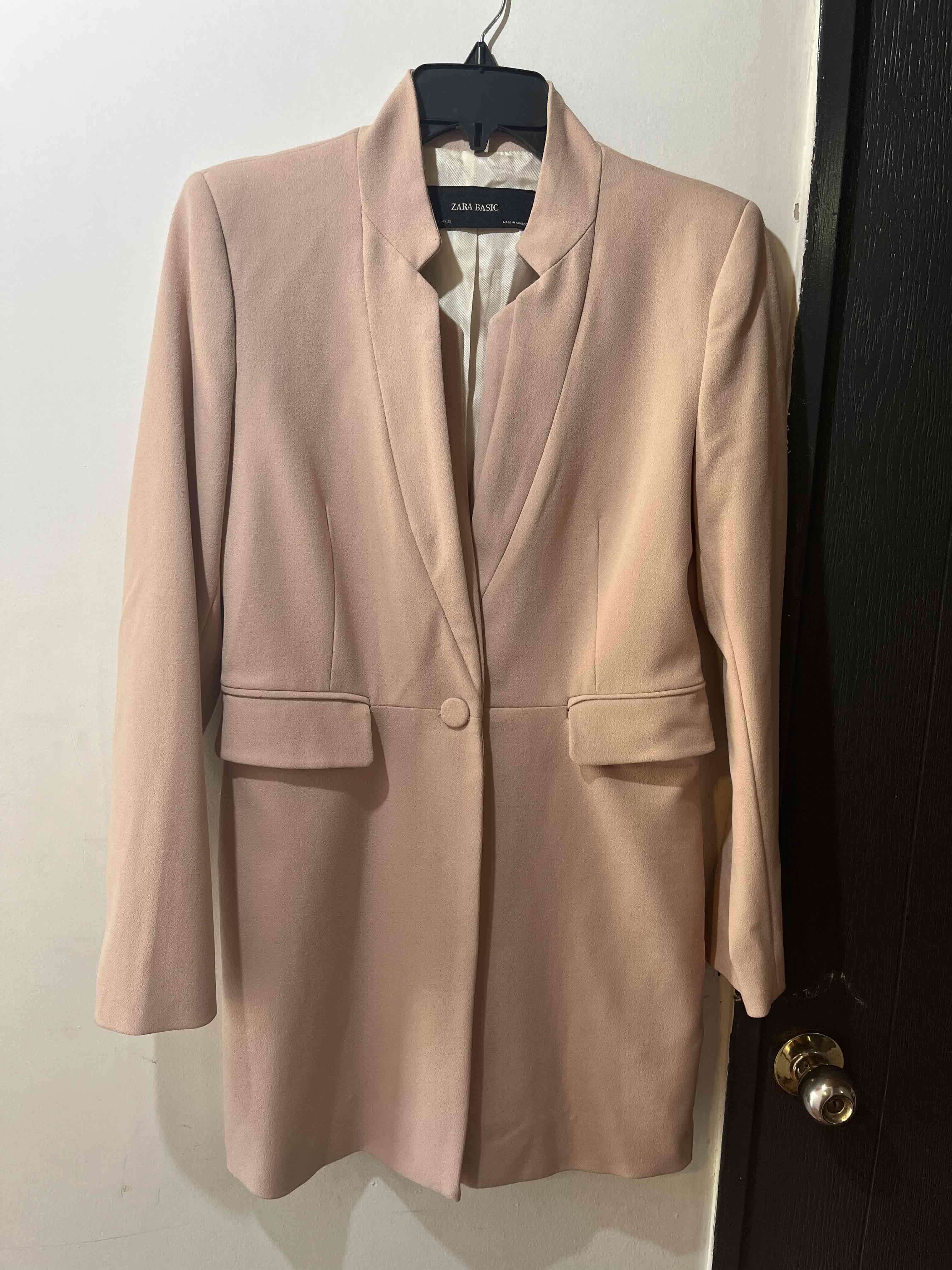 Blazer beige Zara Basic - miniatura 1