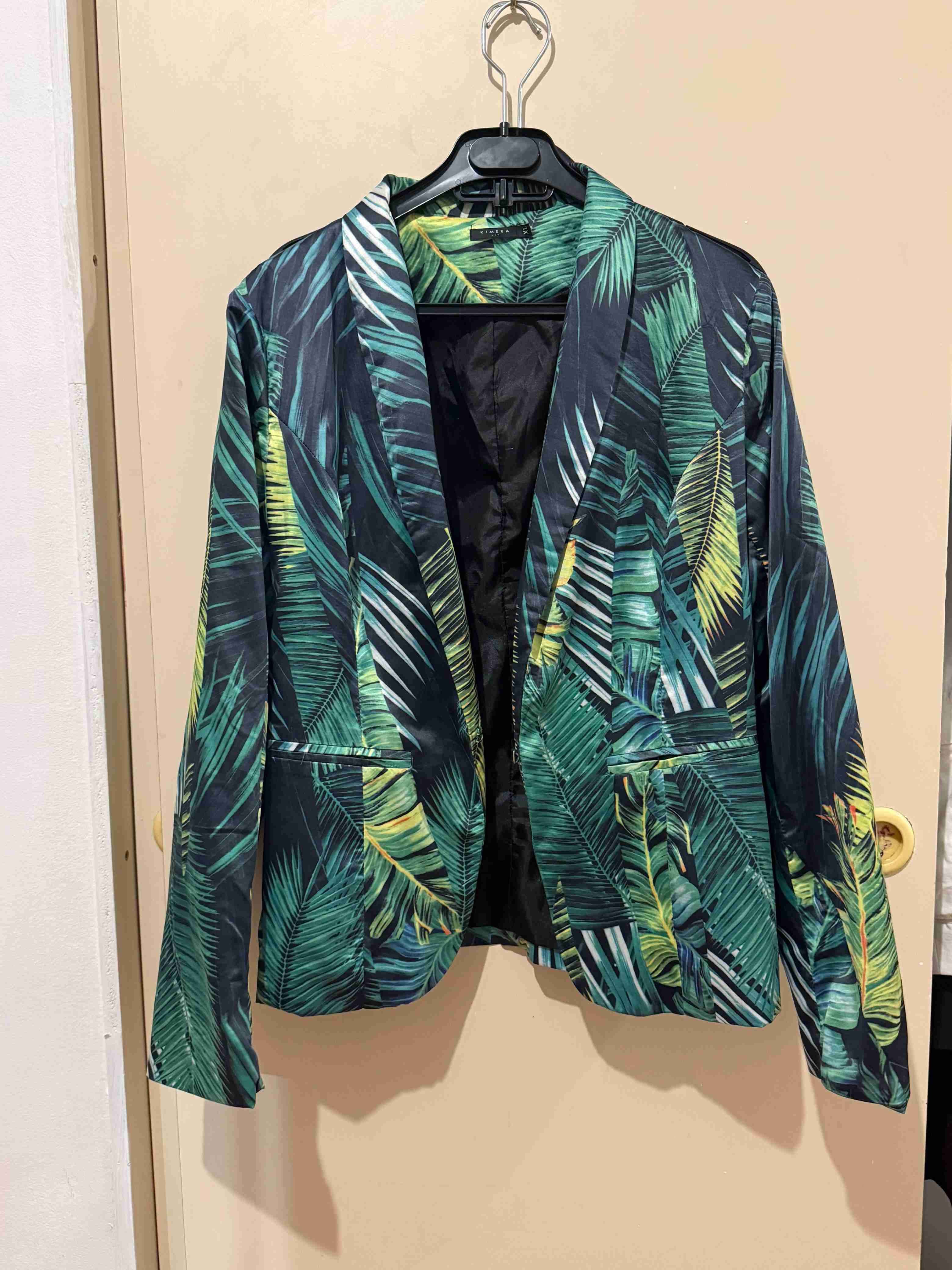 Blazer estampado hojas tropicales - miniatura 1