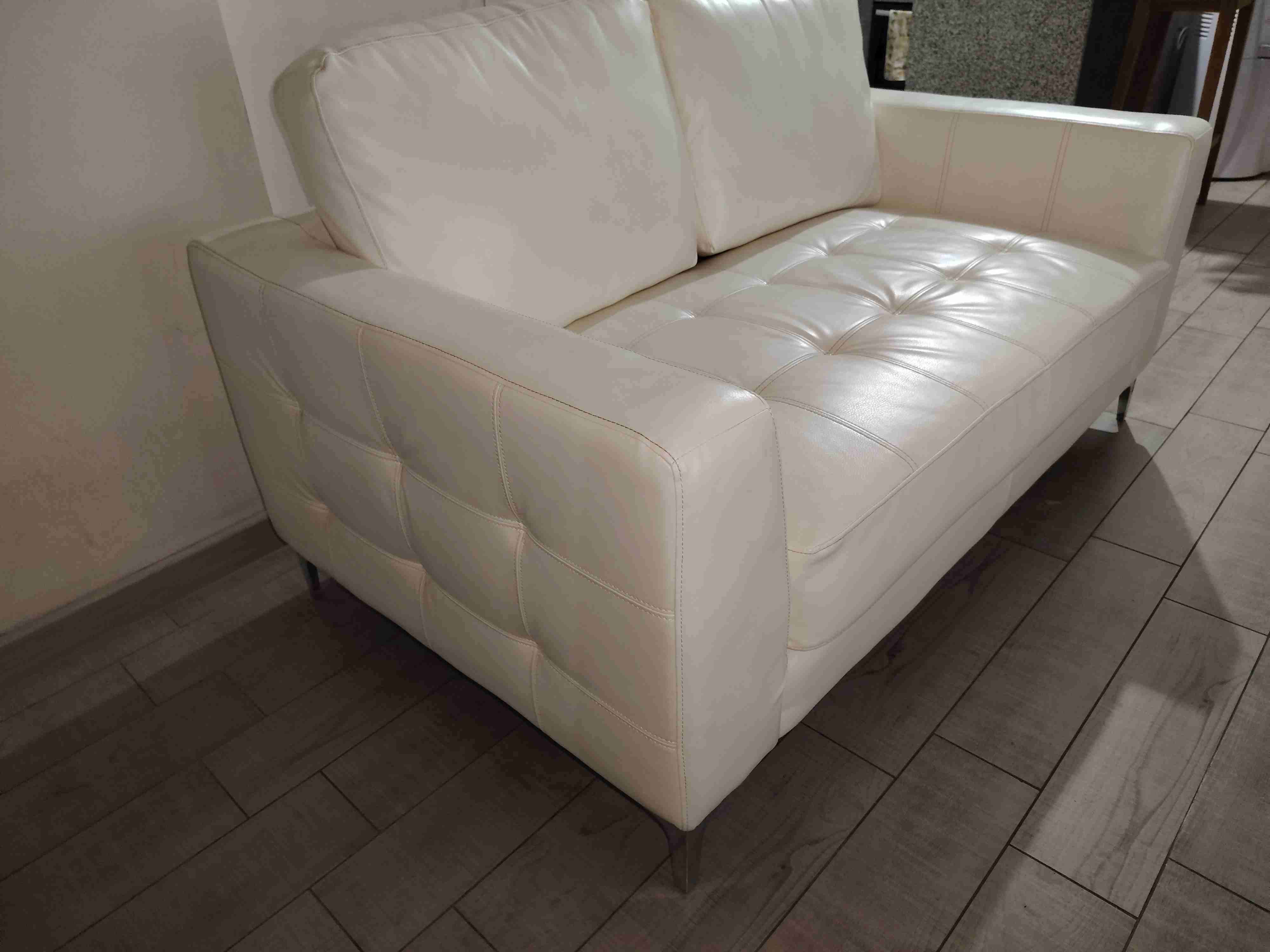 Sofá beige de dos cuerpos - miniatura 3