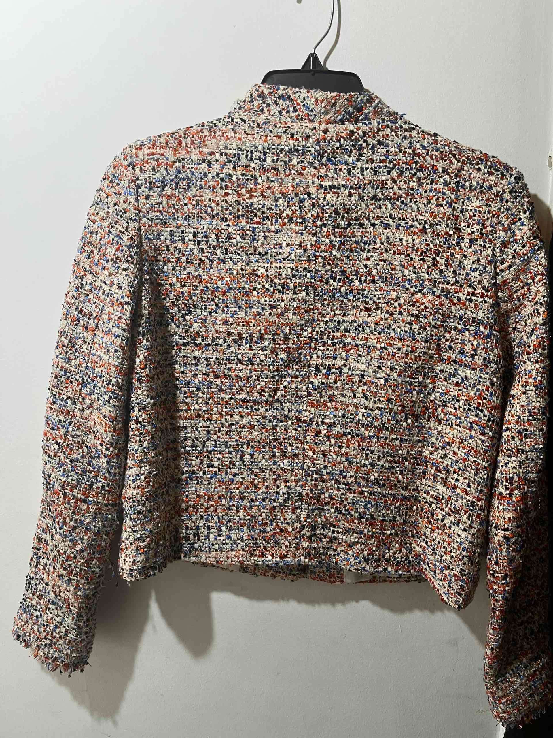 Chaqueta de tweed multicolor - miniatura 6