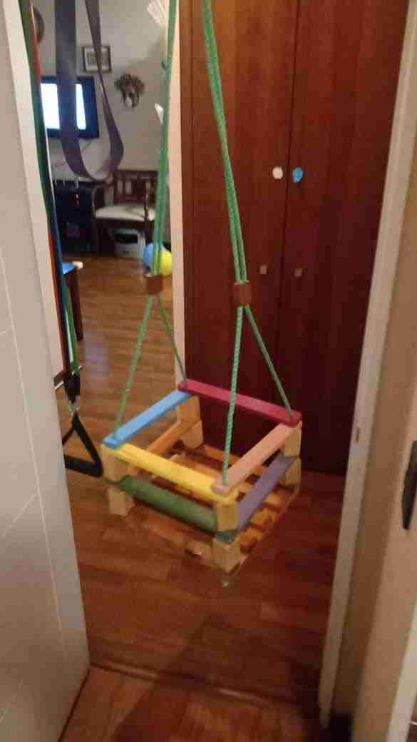 Columpio de madera para niños - miniatura 3