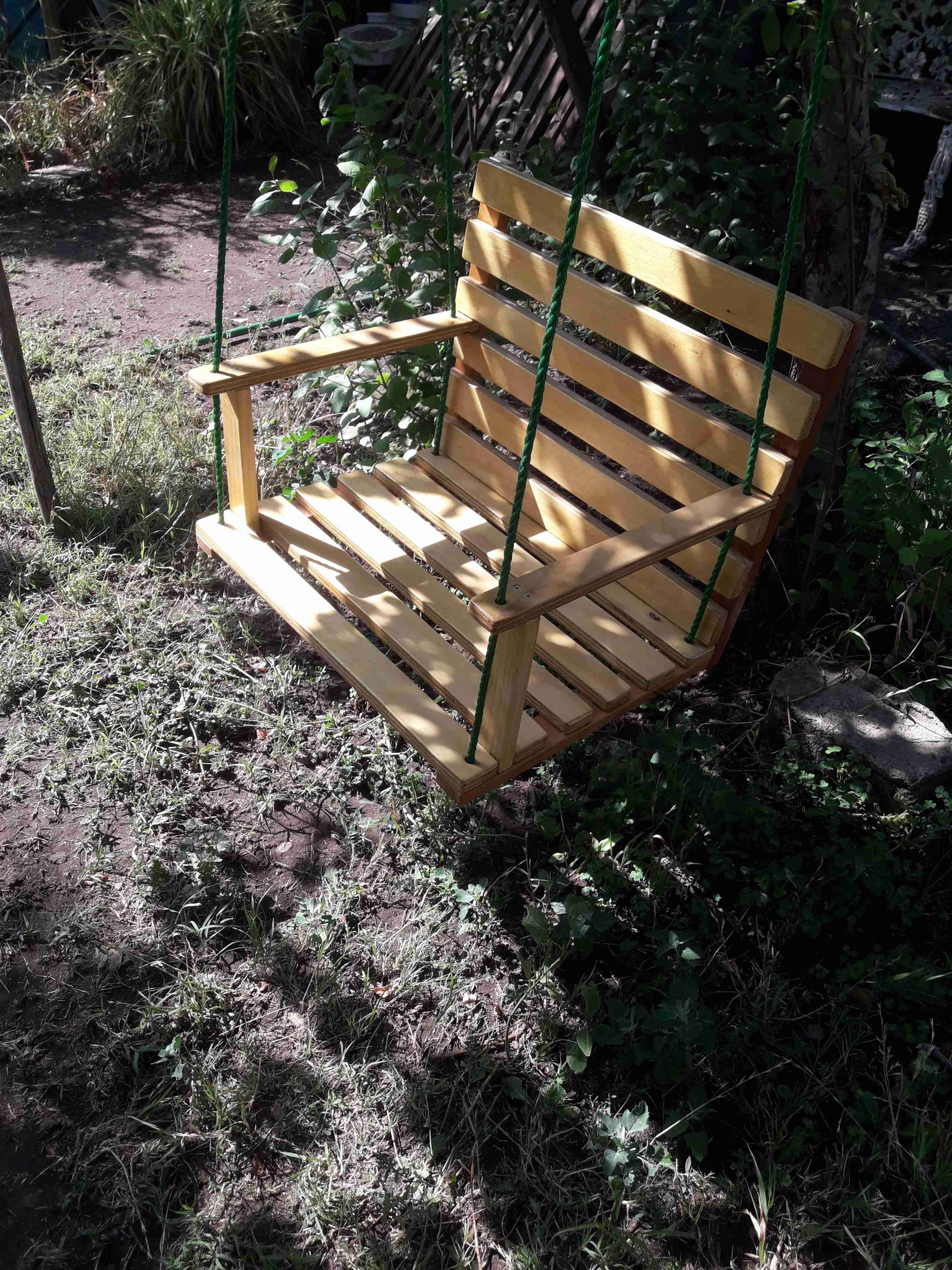 Columpio de jardín de madera - miniatura 3