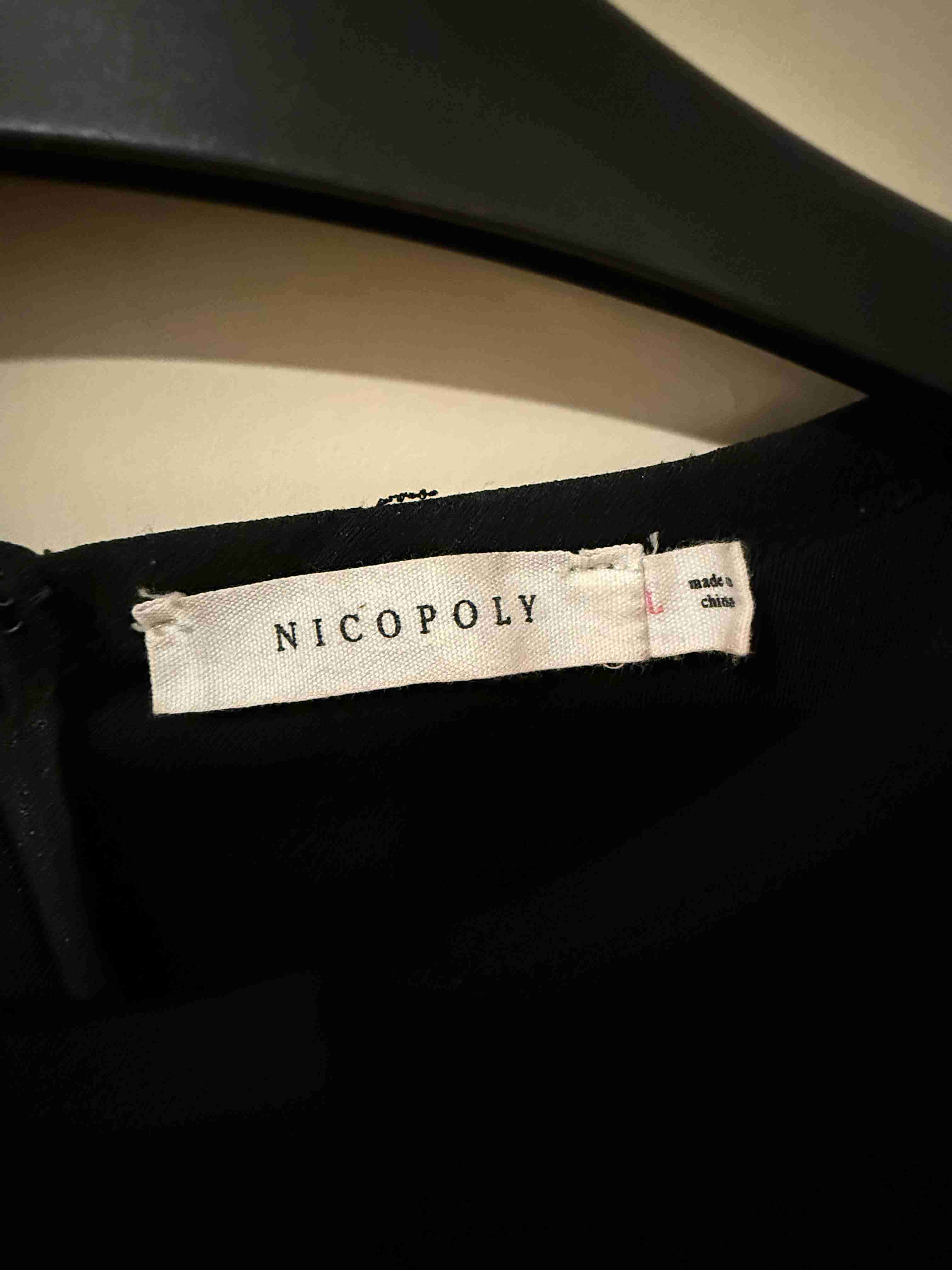 Vestido negro manga larga - miniatura 2