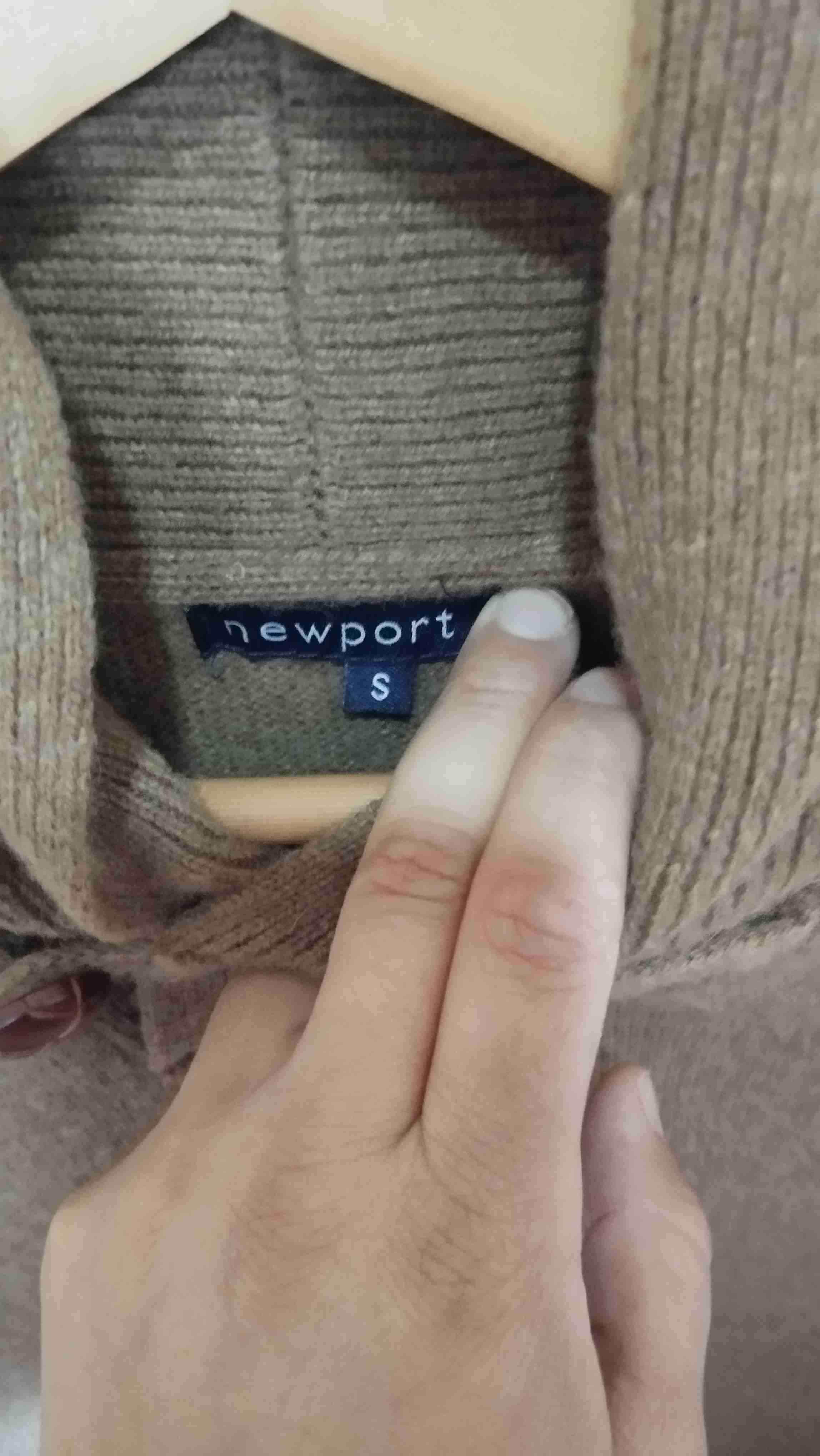 Suéter marrón con cuello alto talla S - miniatura 2