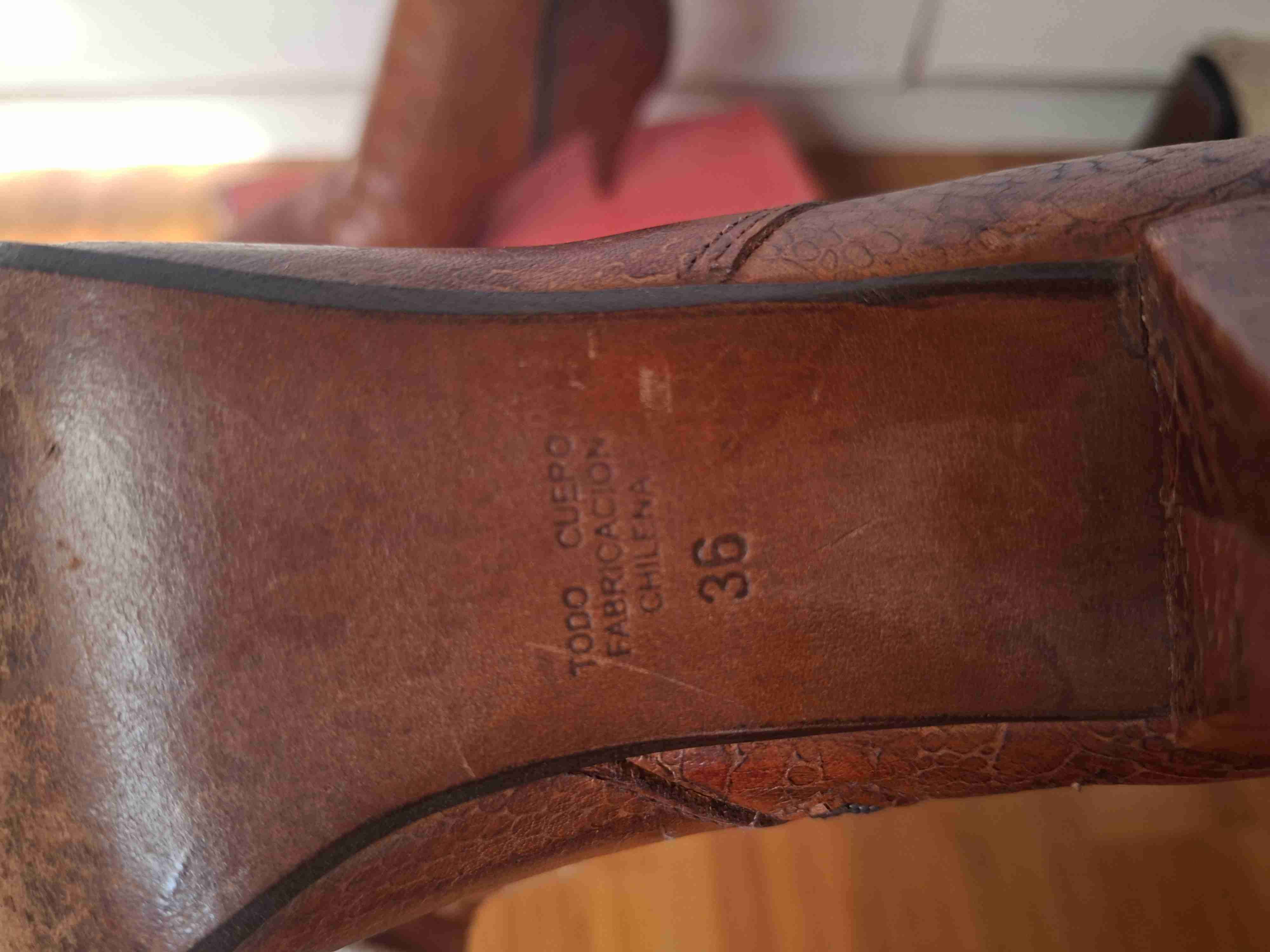 Botines de cuero marrón - miniatura 4