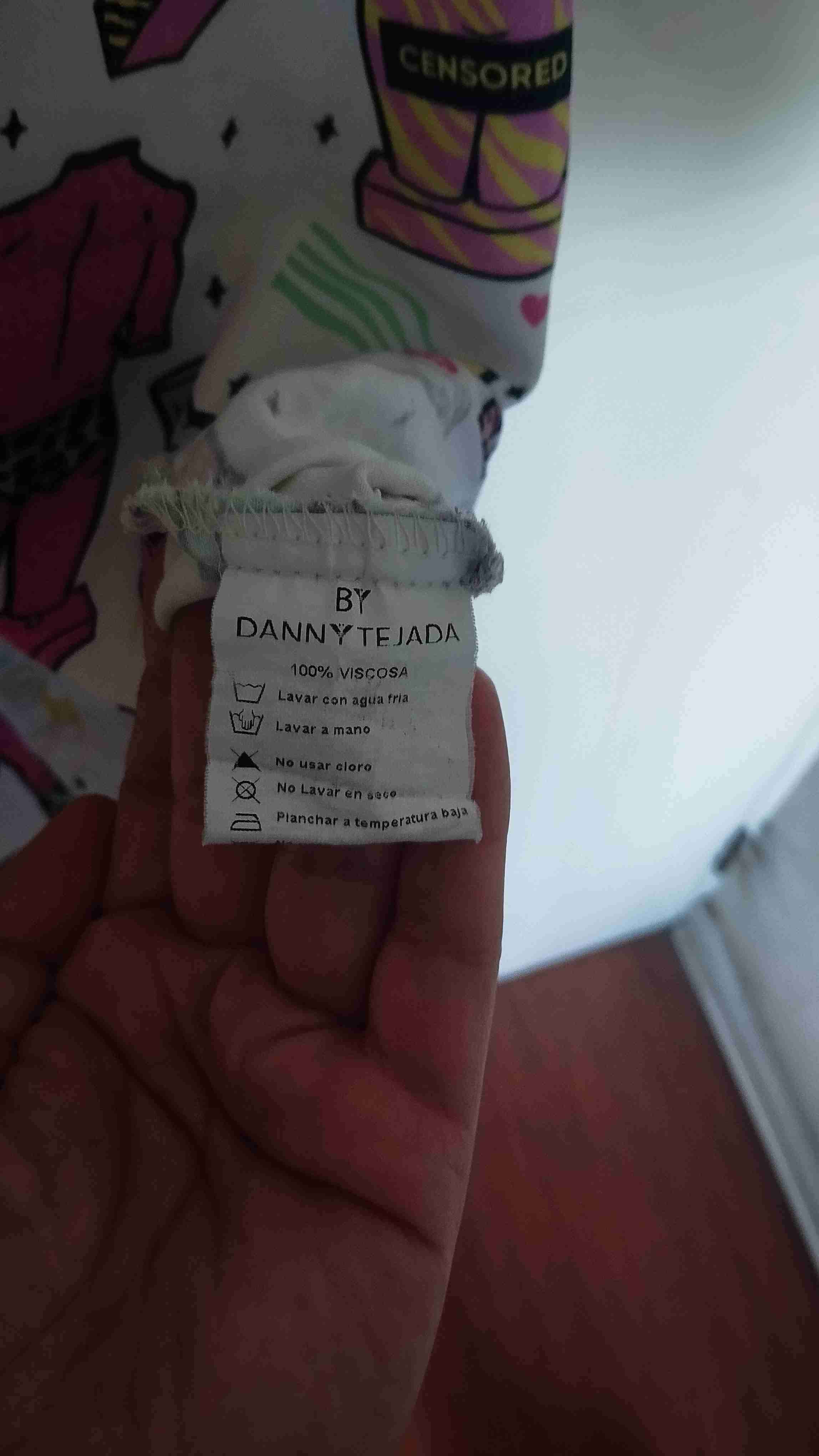 Camisa estampada estilo retro Danny Tejada talla M - miniatura 4