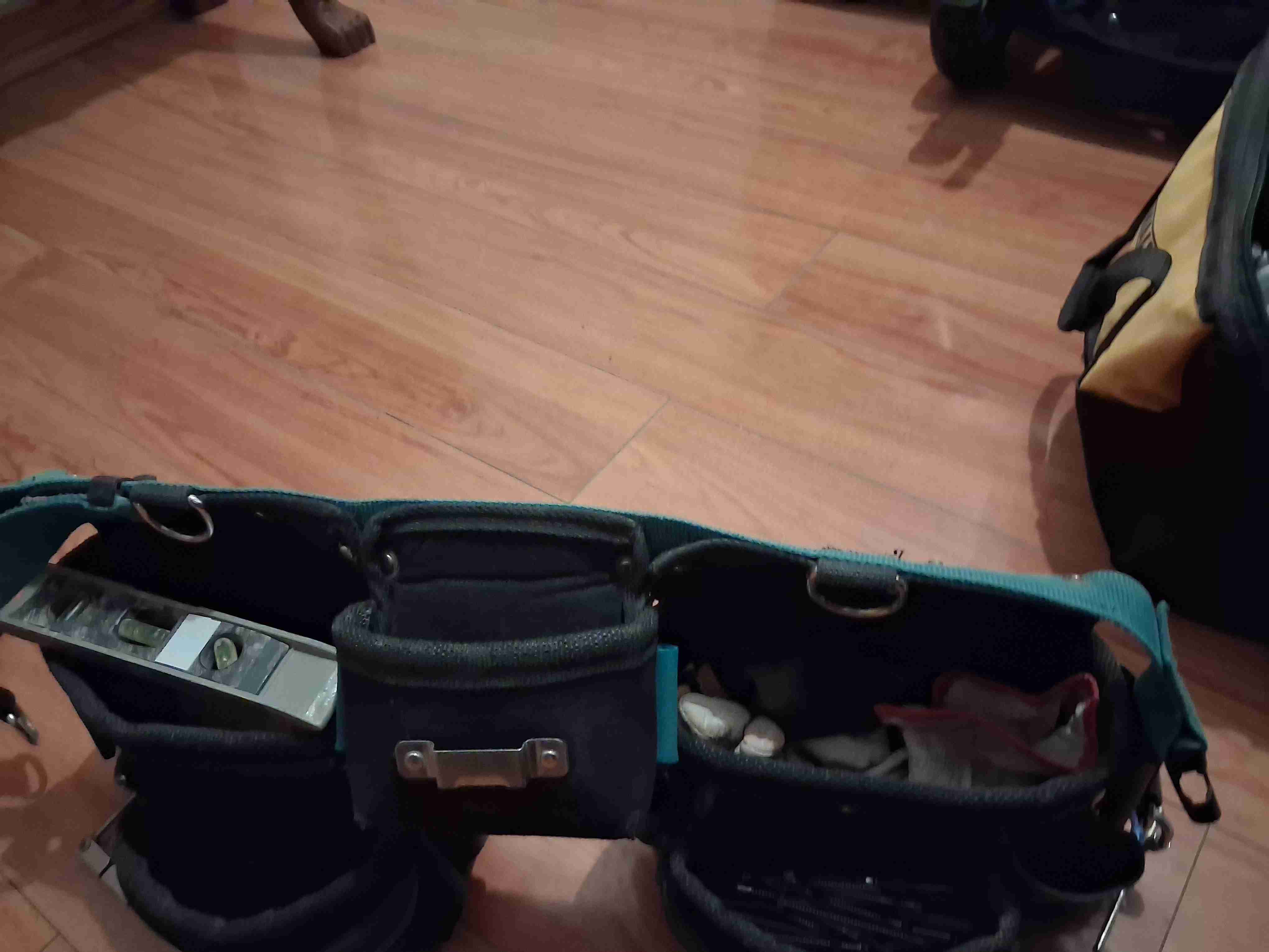 Cinturón.  organizador de herramientas