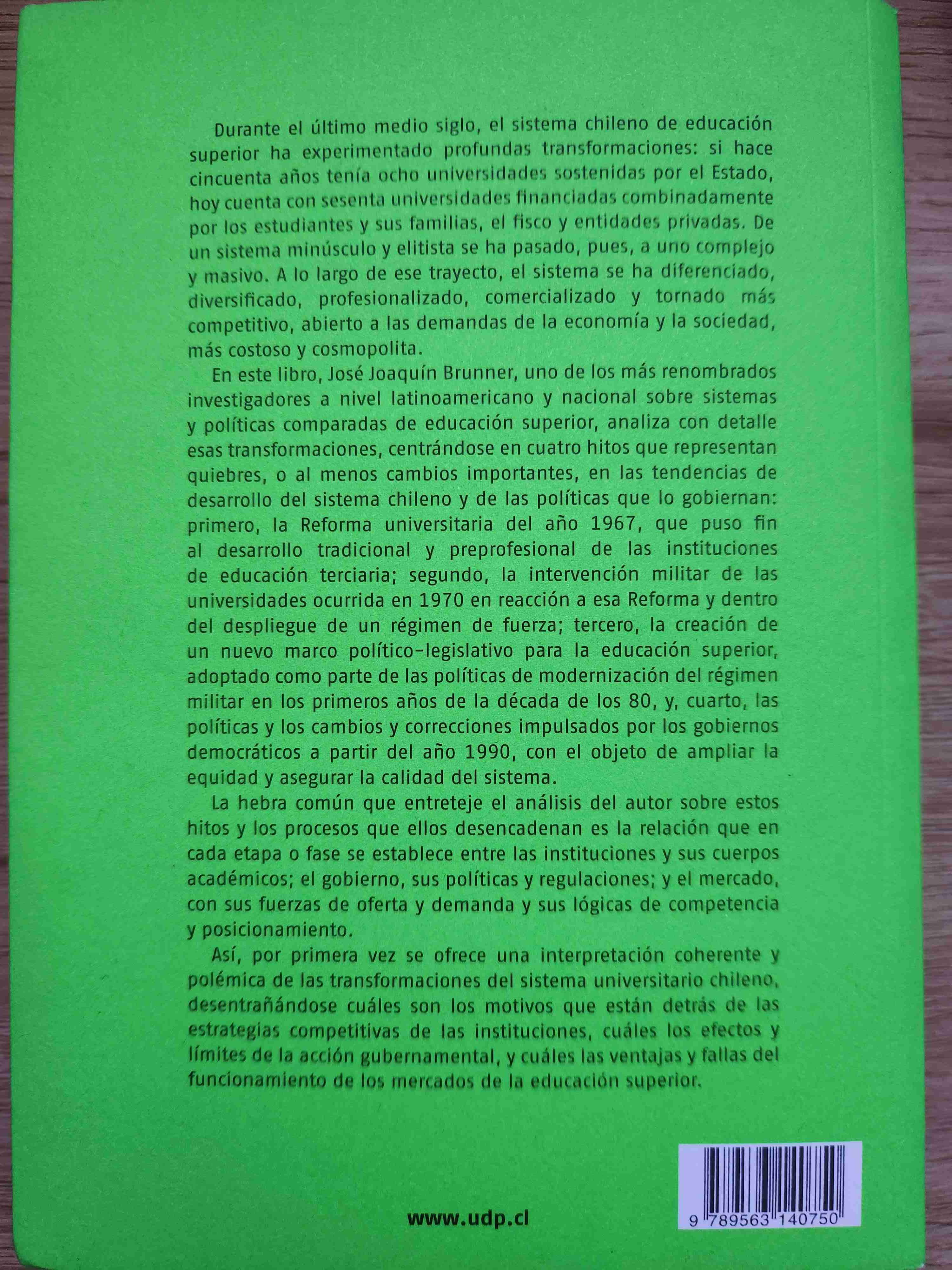 Libro Educación Superior en Chile - miniatura 2