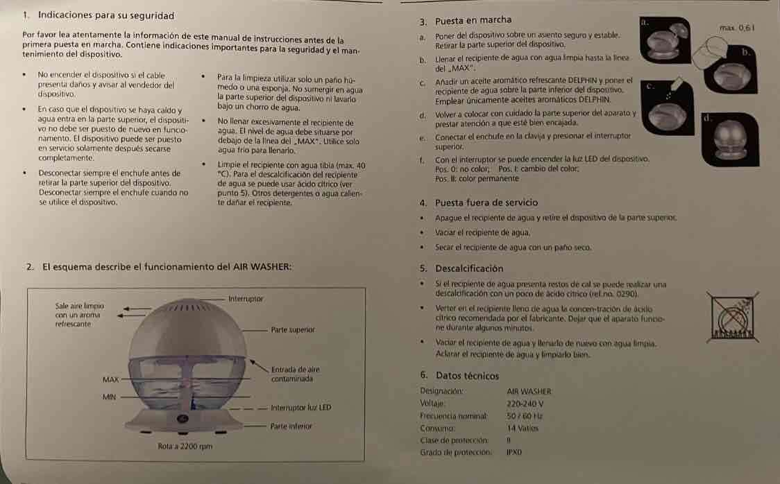 Purificador de aire Delphin - miniatura 3