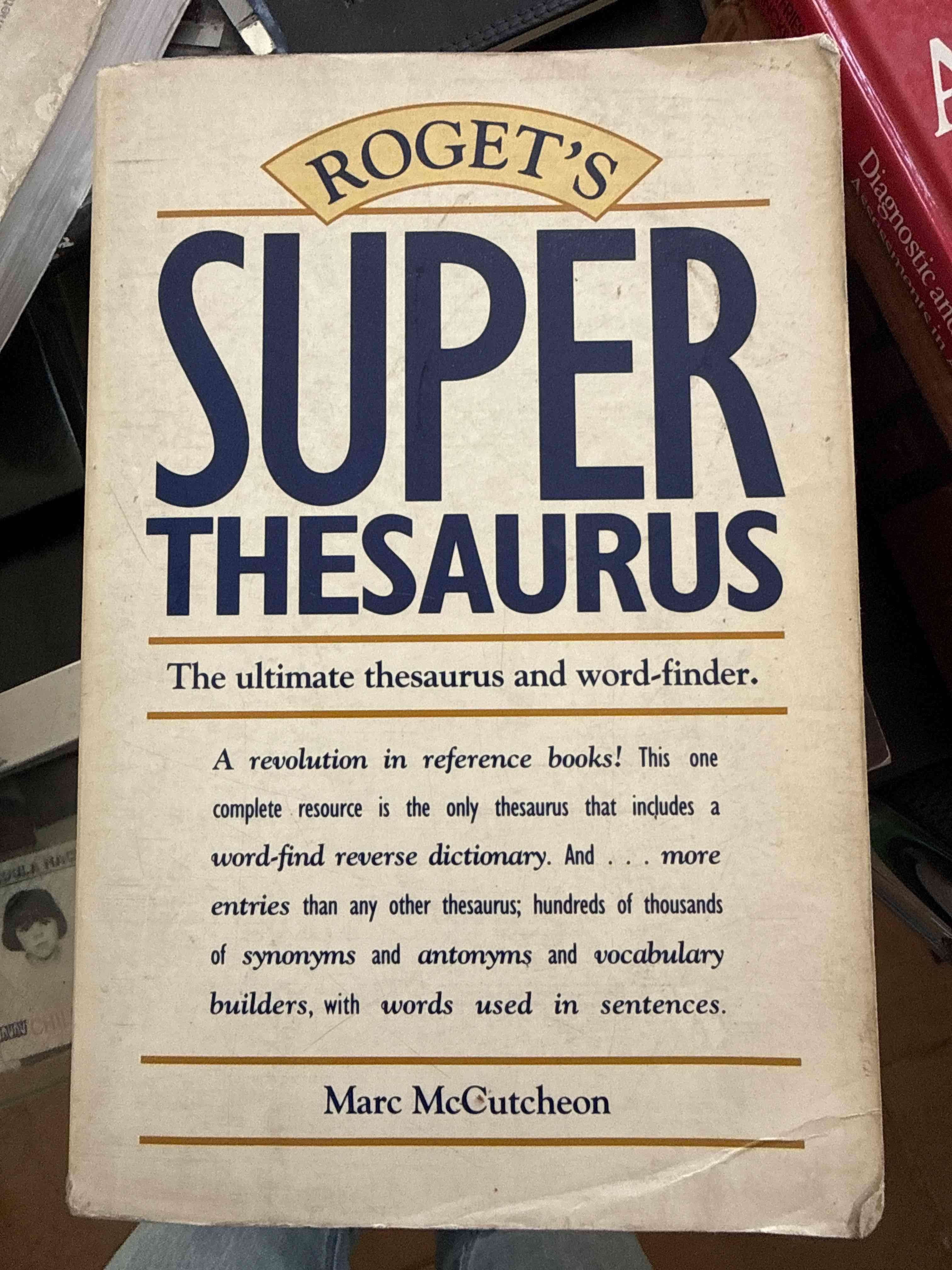 Roget's Super Thesaurus usado - miniatura 1