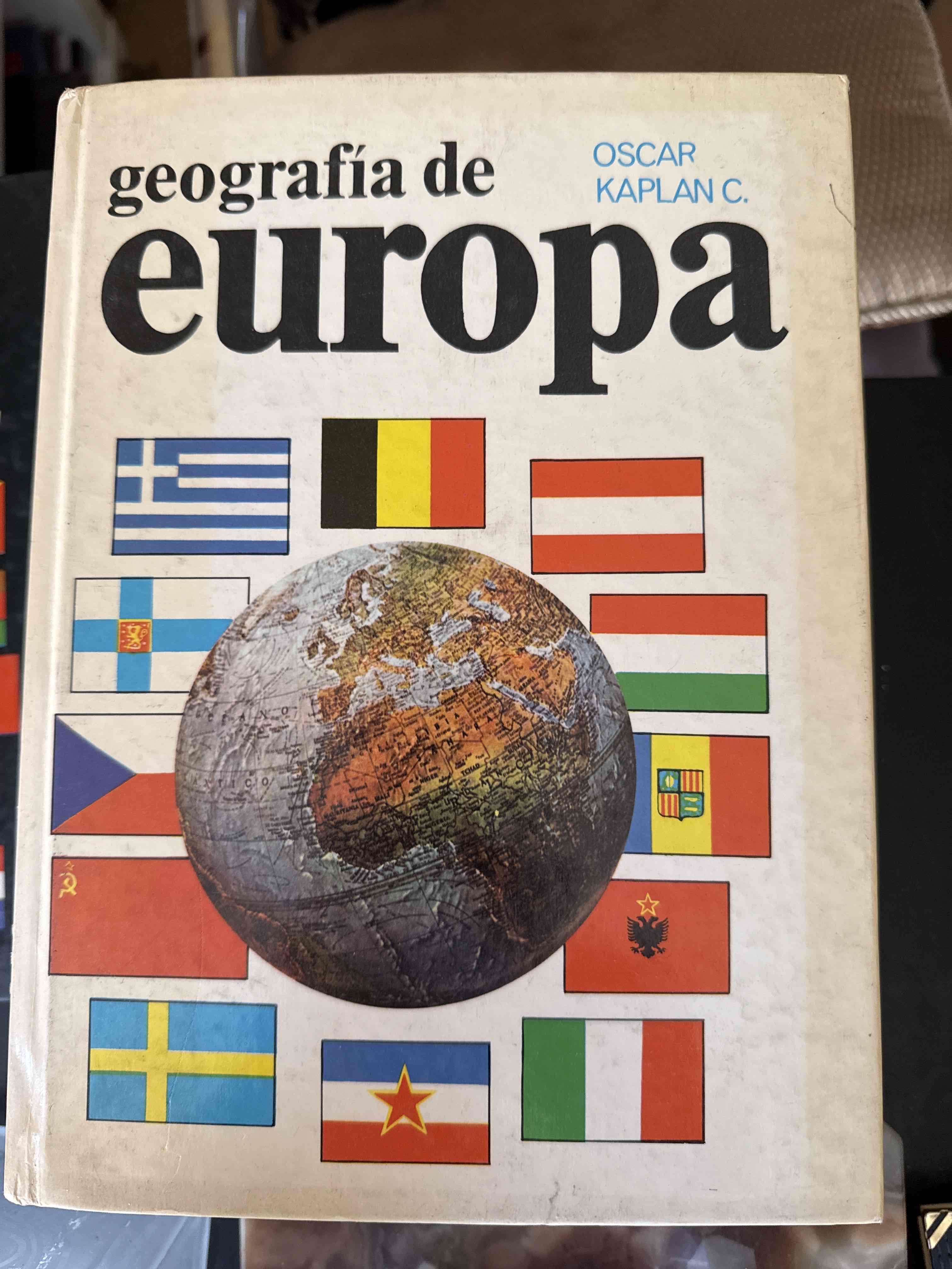 Libro Geografía de Europa