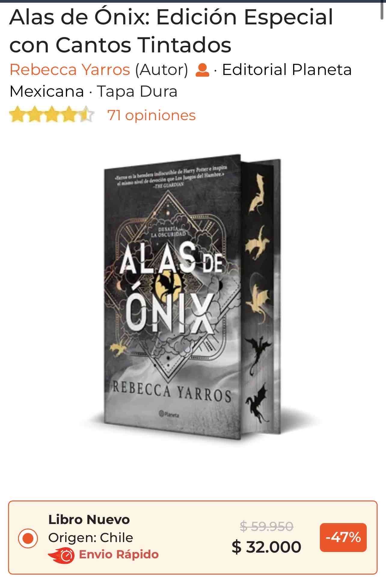 Alas de Ónix Edición Especial - miniatura 1