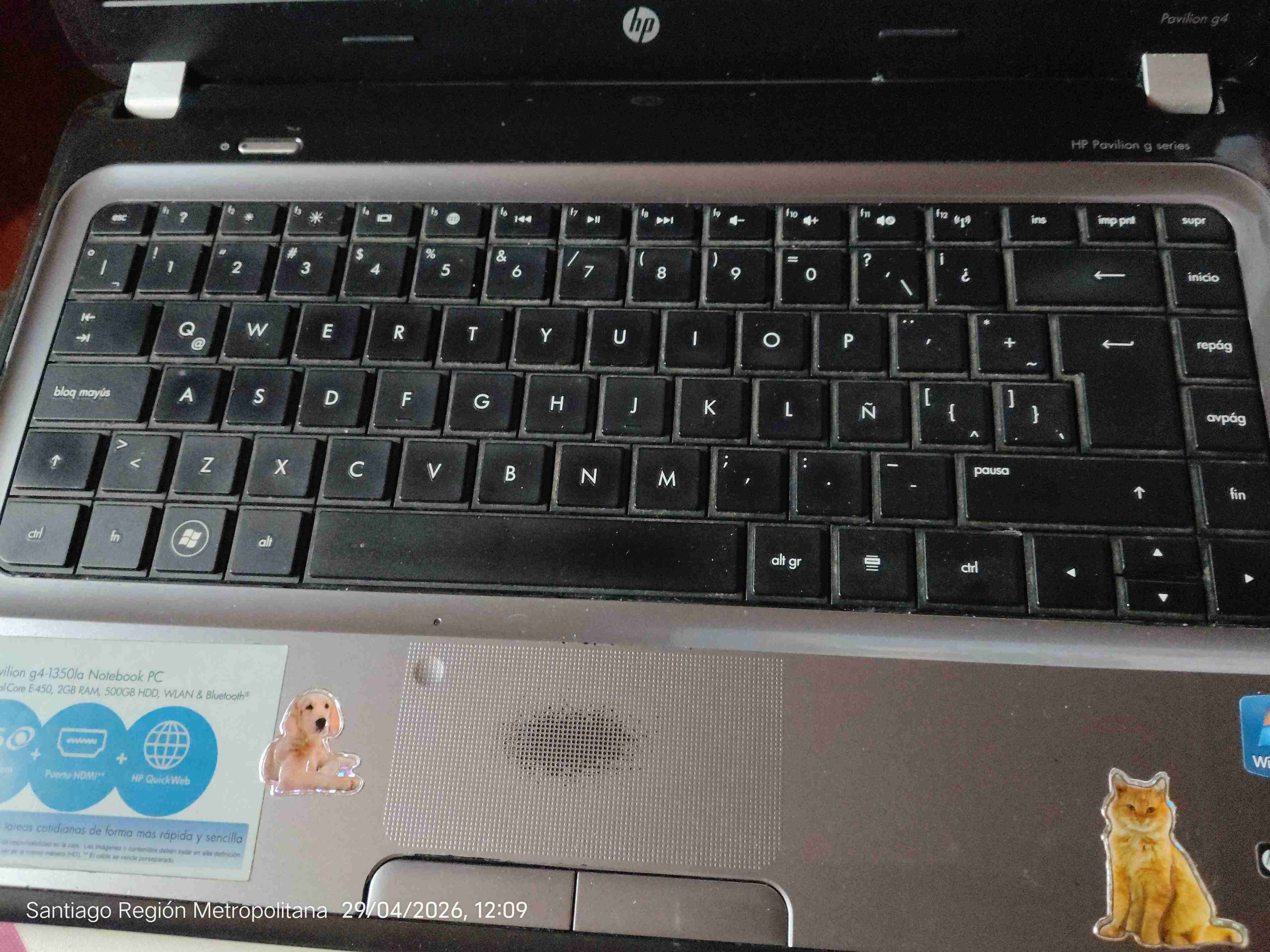 Notebook HP gris - miniatura 2
