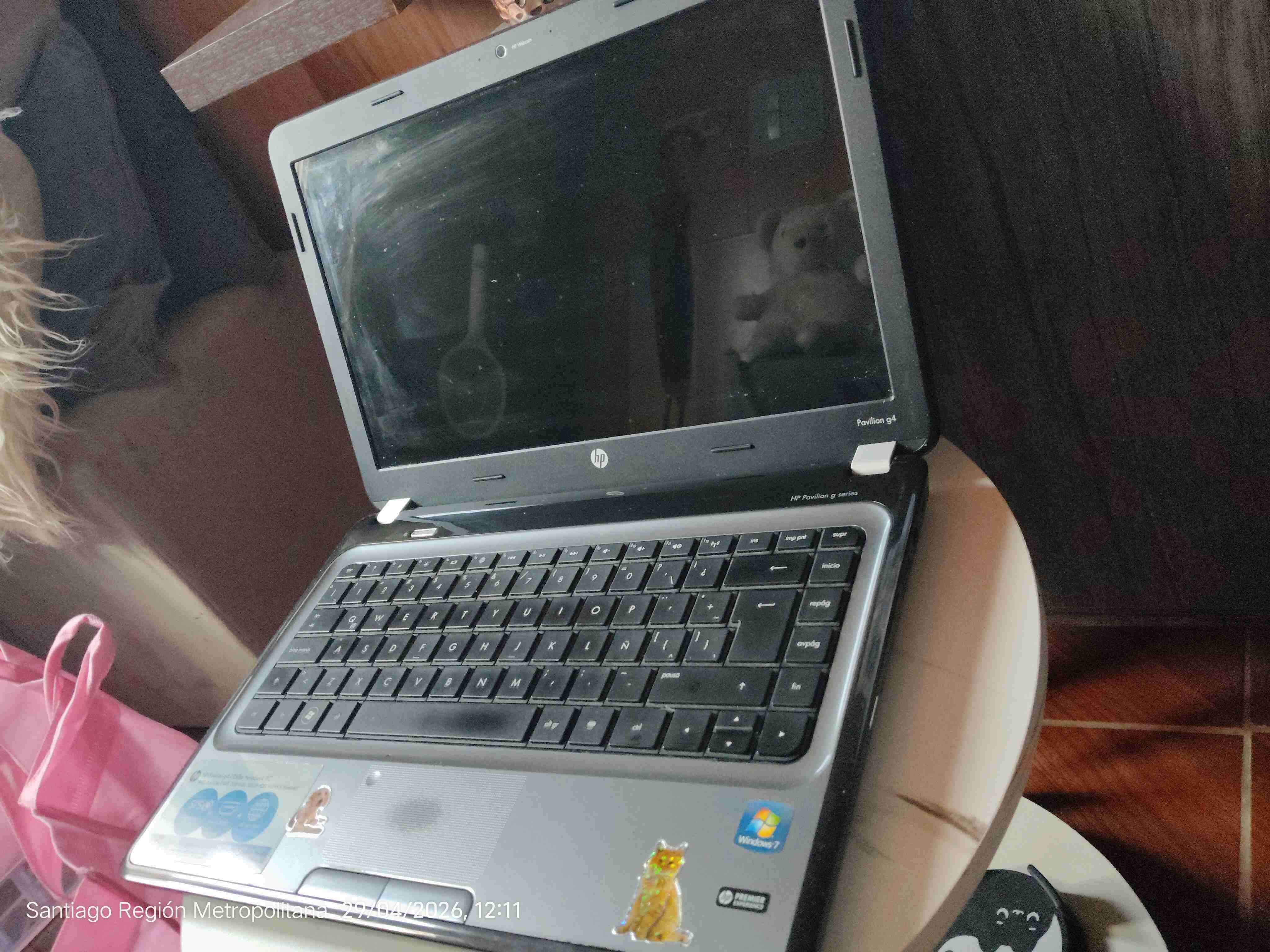 Notebook HP gris - miniatura 4