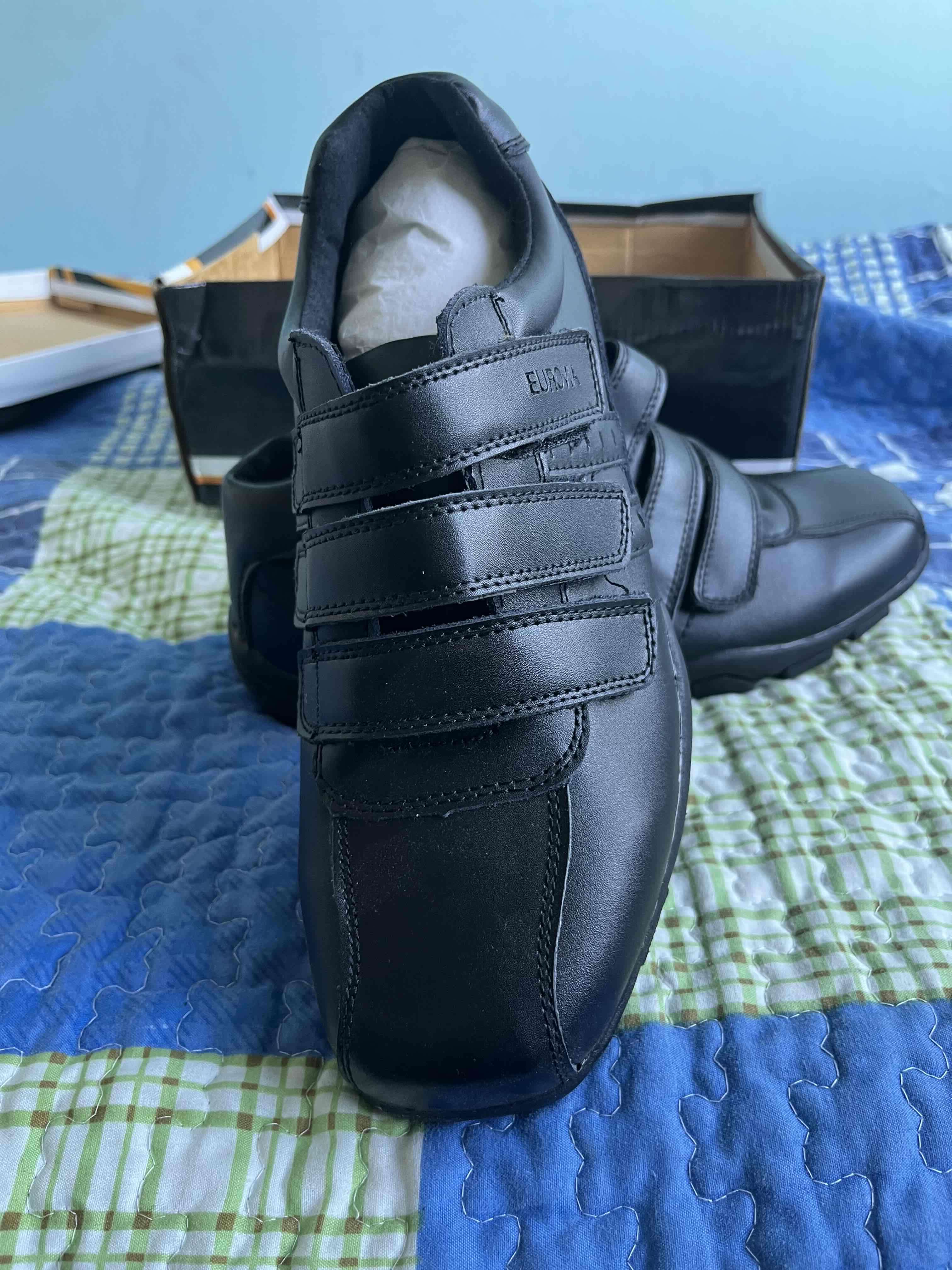 Zapatos colegio negros con velcro - miniatura 2