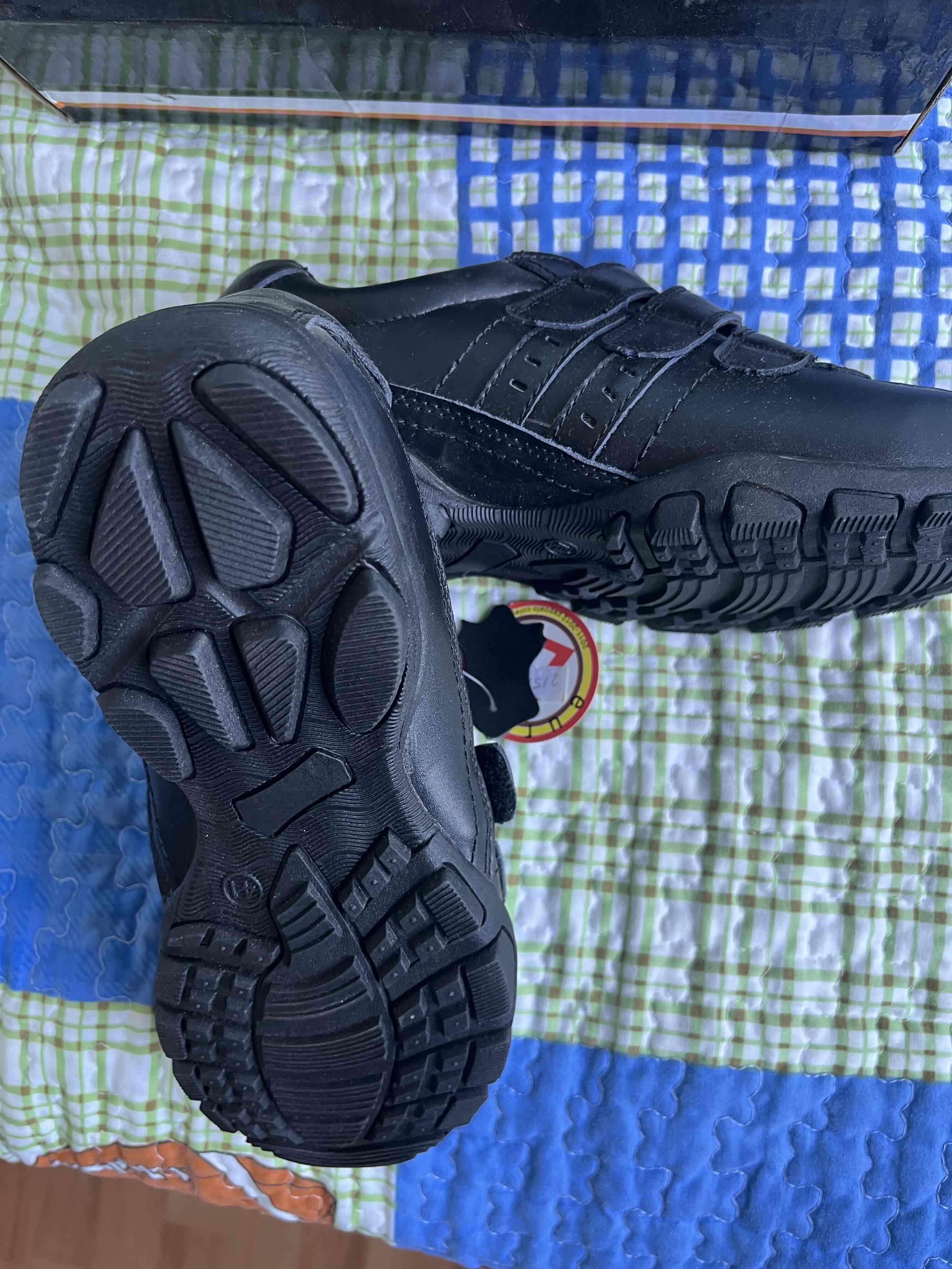 Zapatos colegio negros con velcro - miniatura 3