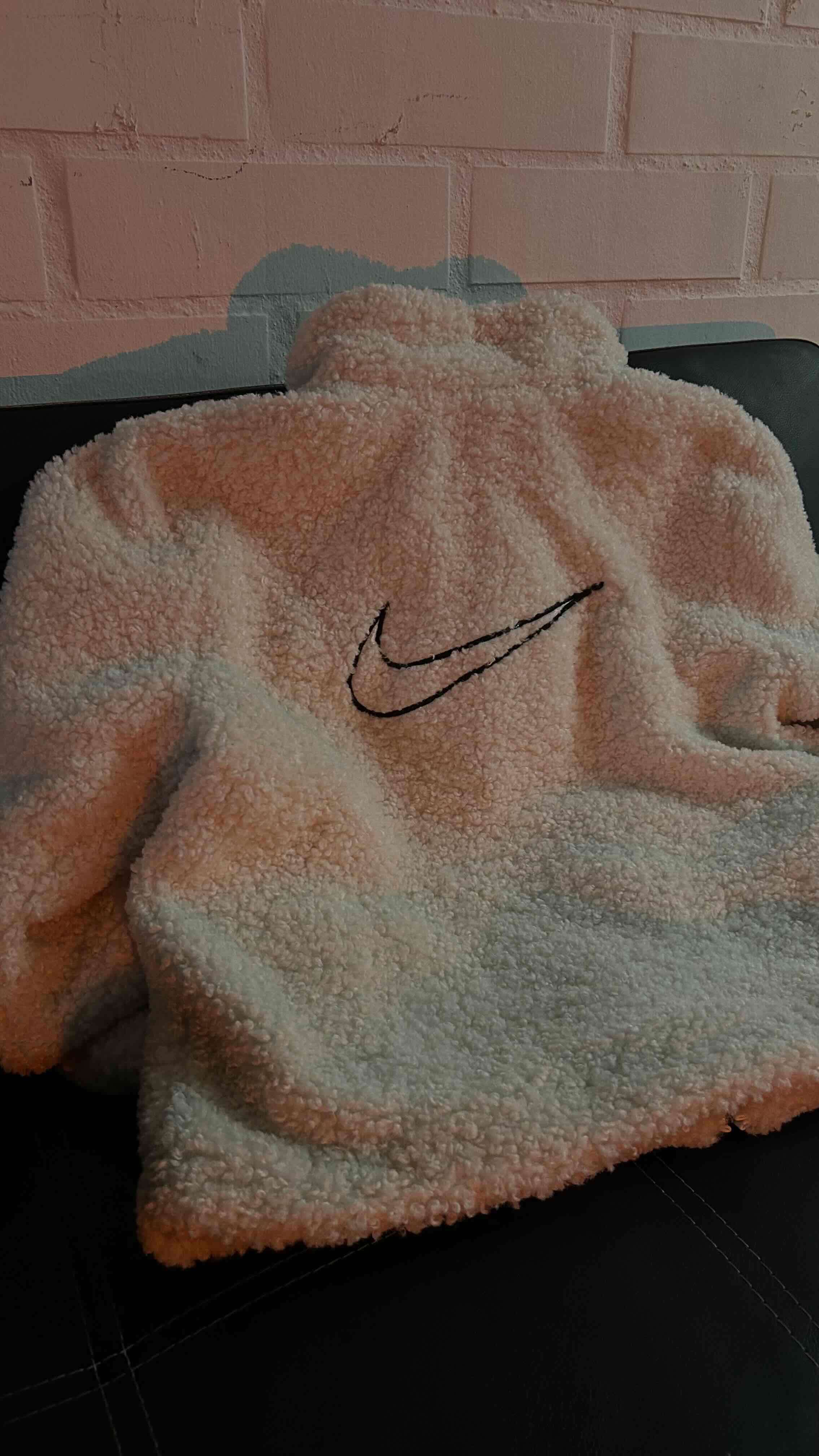 Chaqueta polar blanca con cierre - miniatura 3