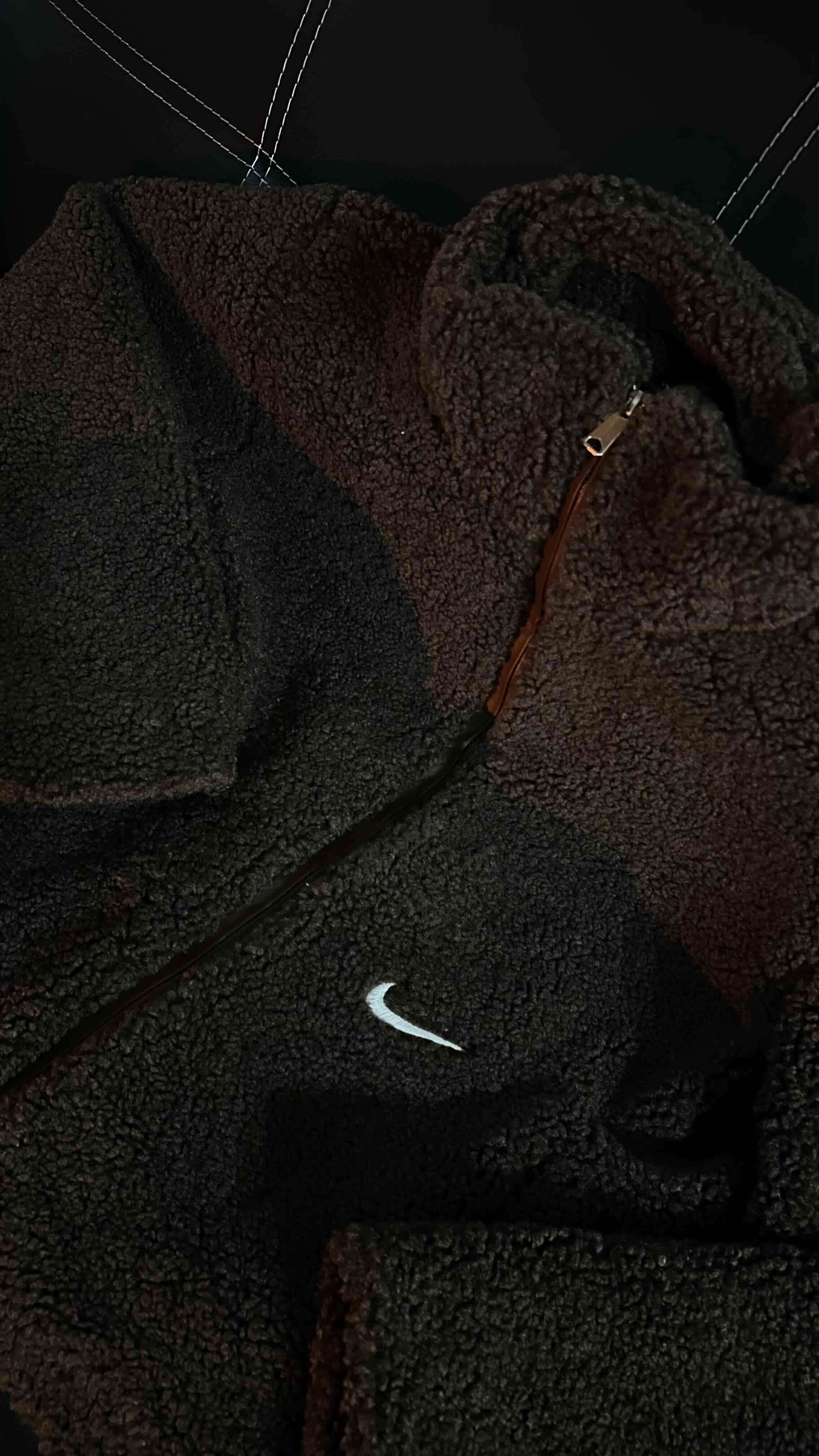 Chaqueta polar gris Nike - miniatura 2