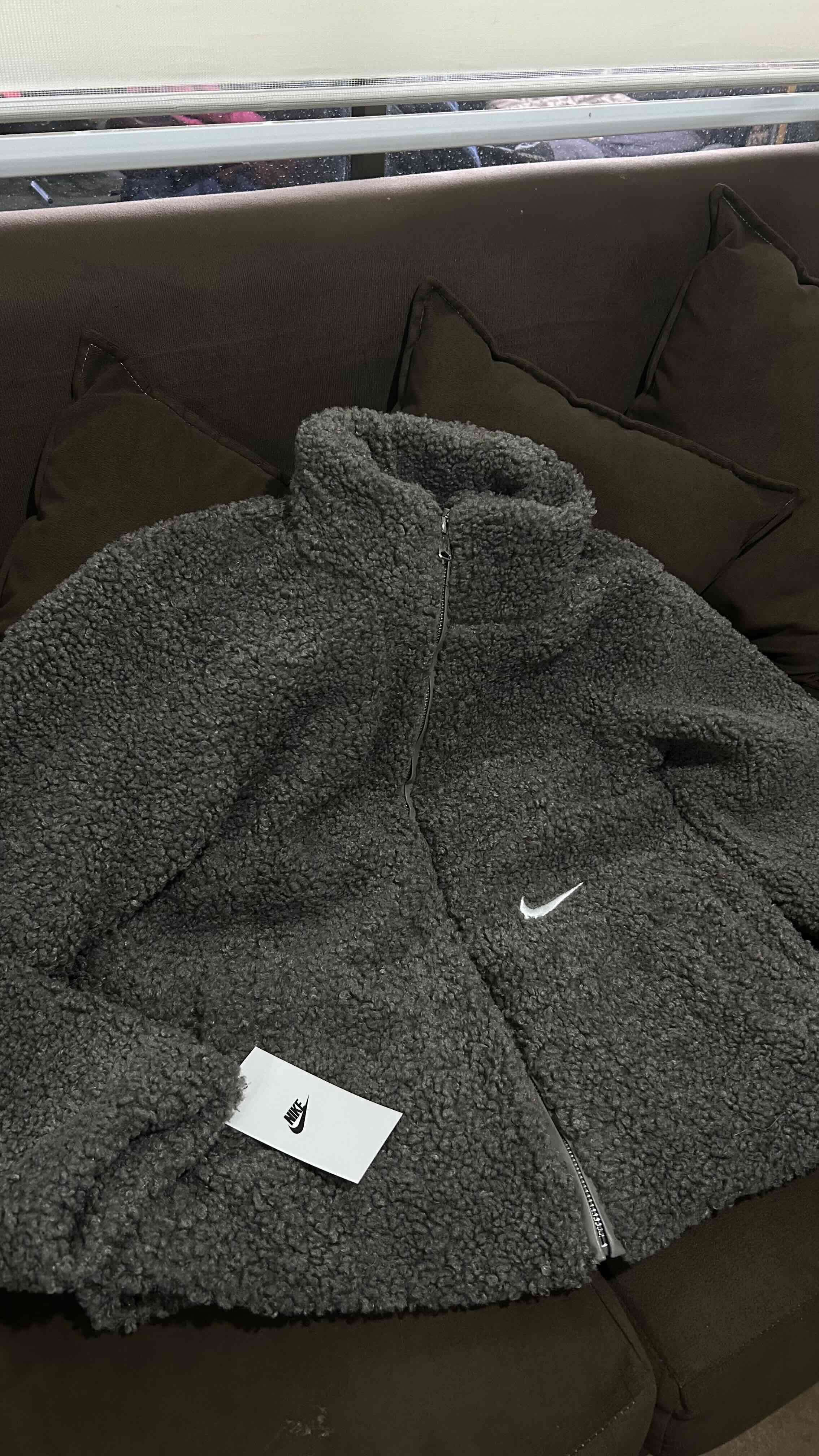 Chaqueta polar gris Nike - miniatura 3