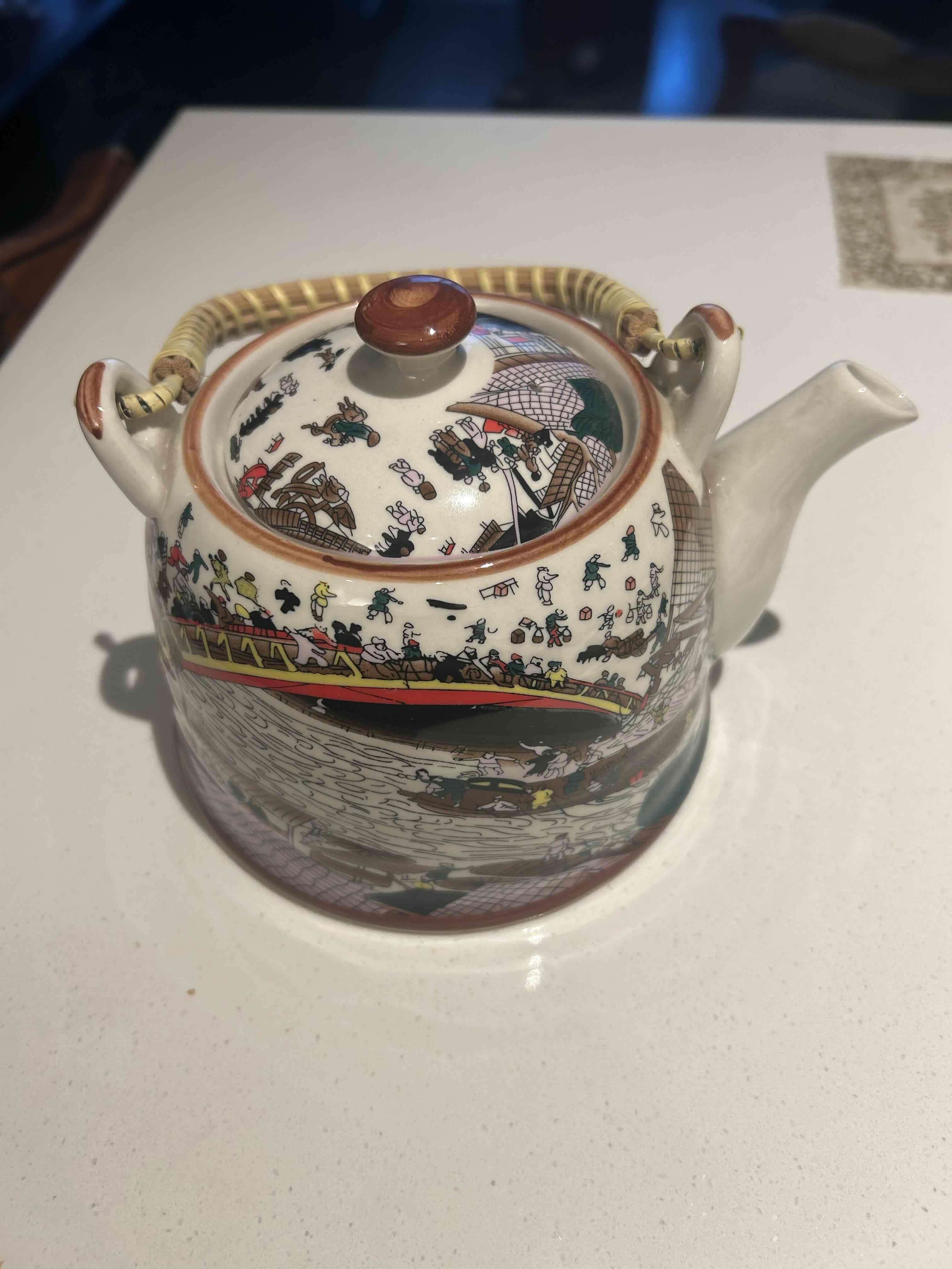 Tetera japonesa decorativa - miniatura 4