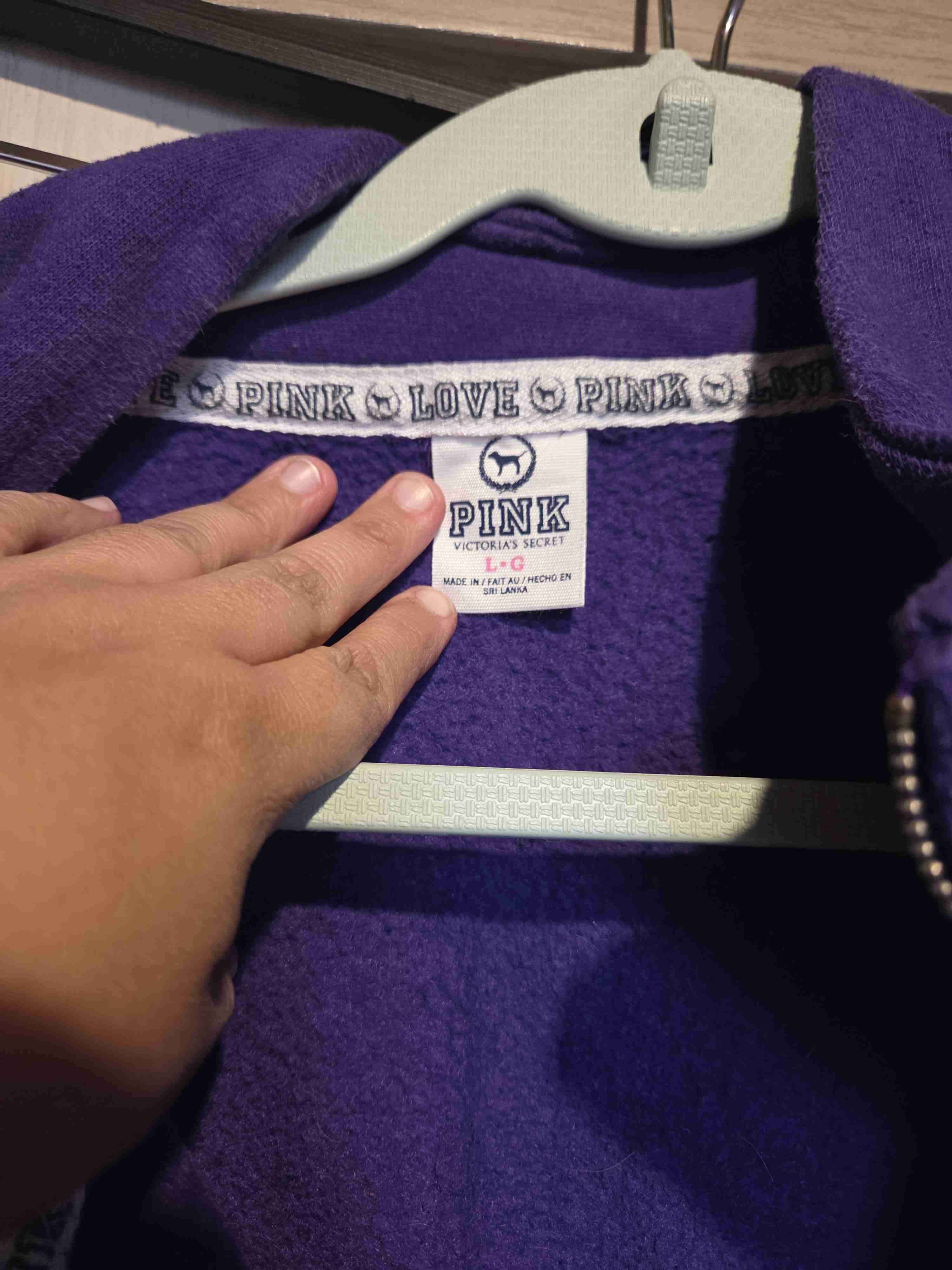 Polerón morado Love Pink - miniatura 2